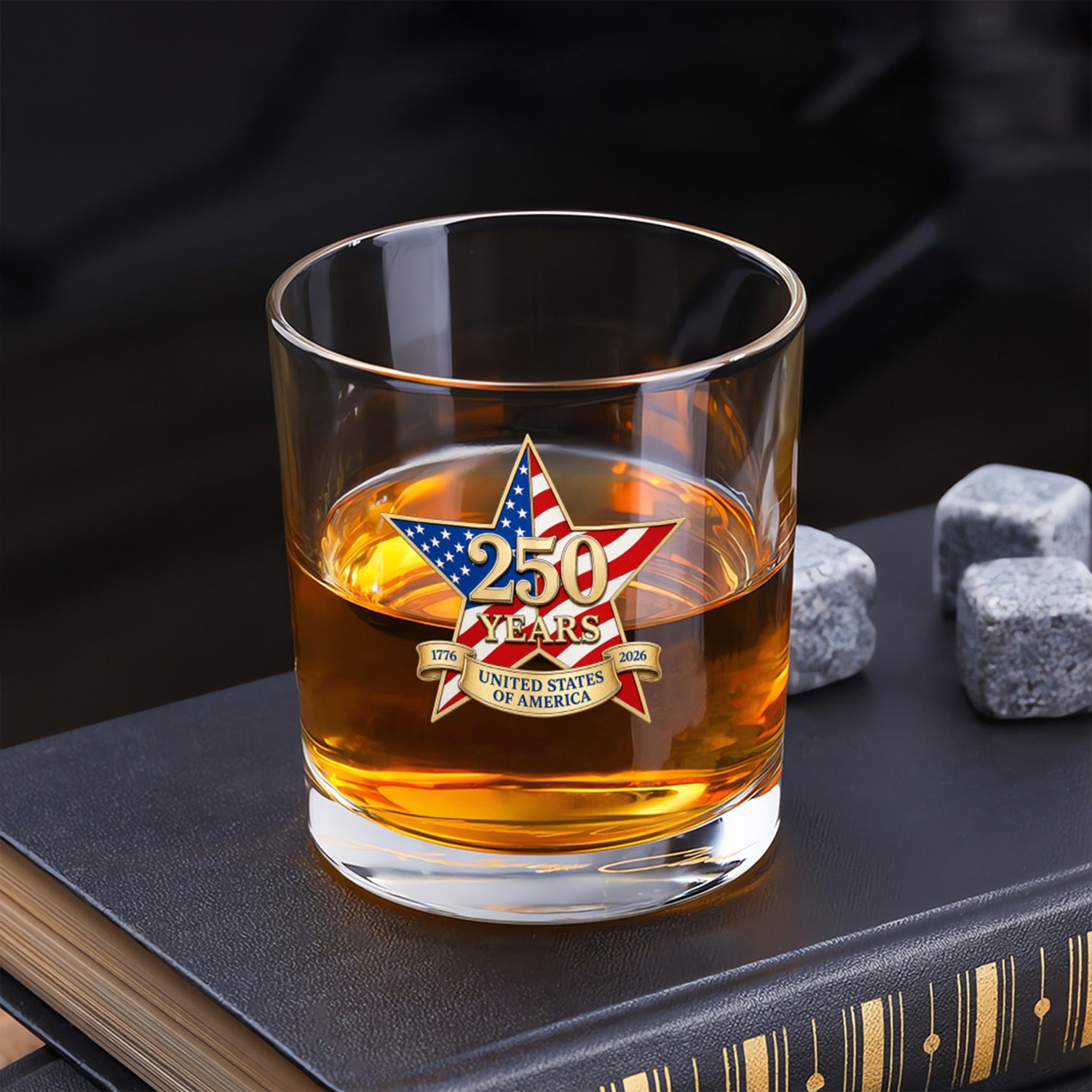 America 250 Anniversary Whiskey Glass for Collectors