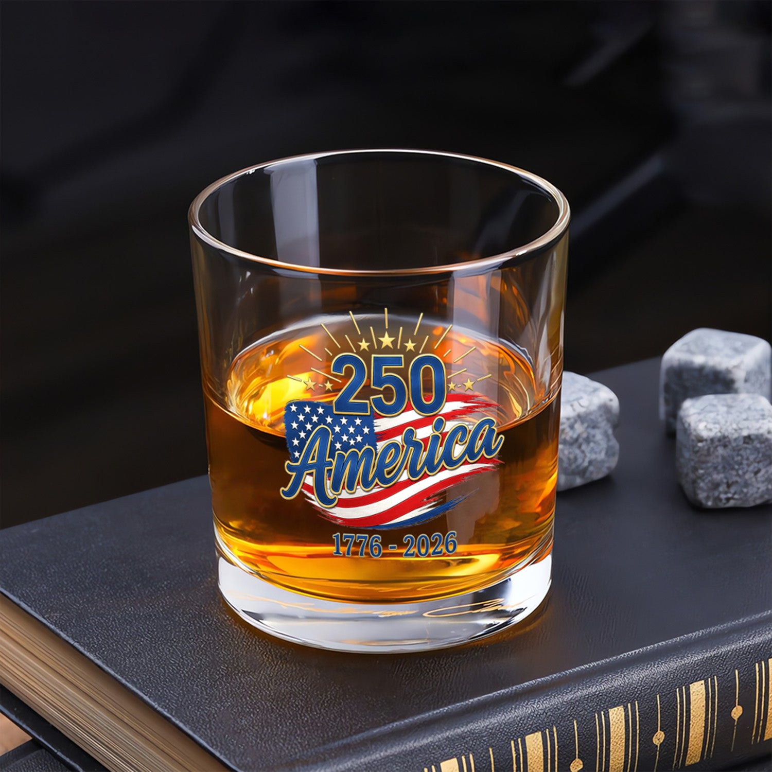 America 250 Collector Whiskey Glass Patriotic Edition