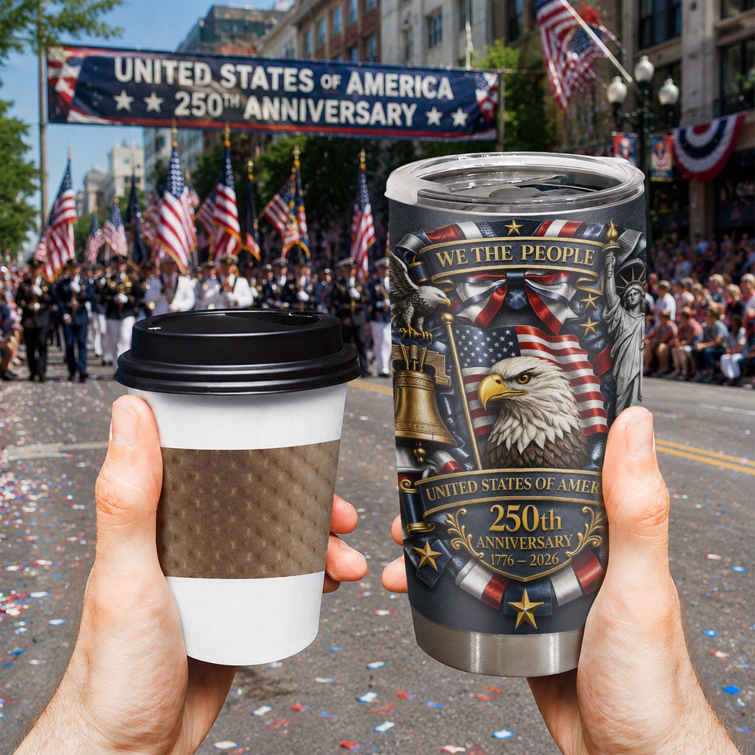 We The People USA 250th Anniversary 20oz Tumbler