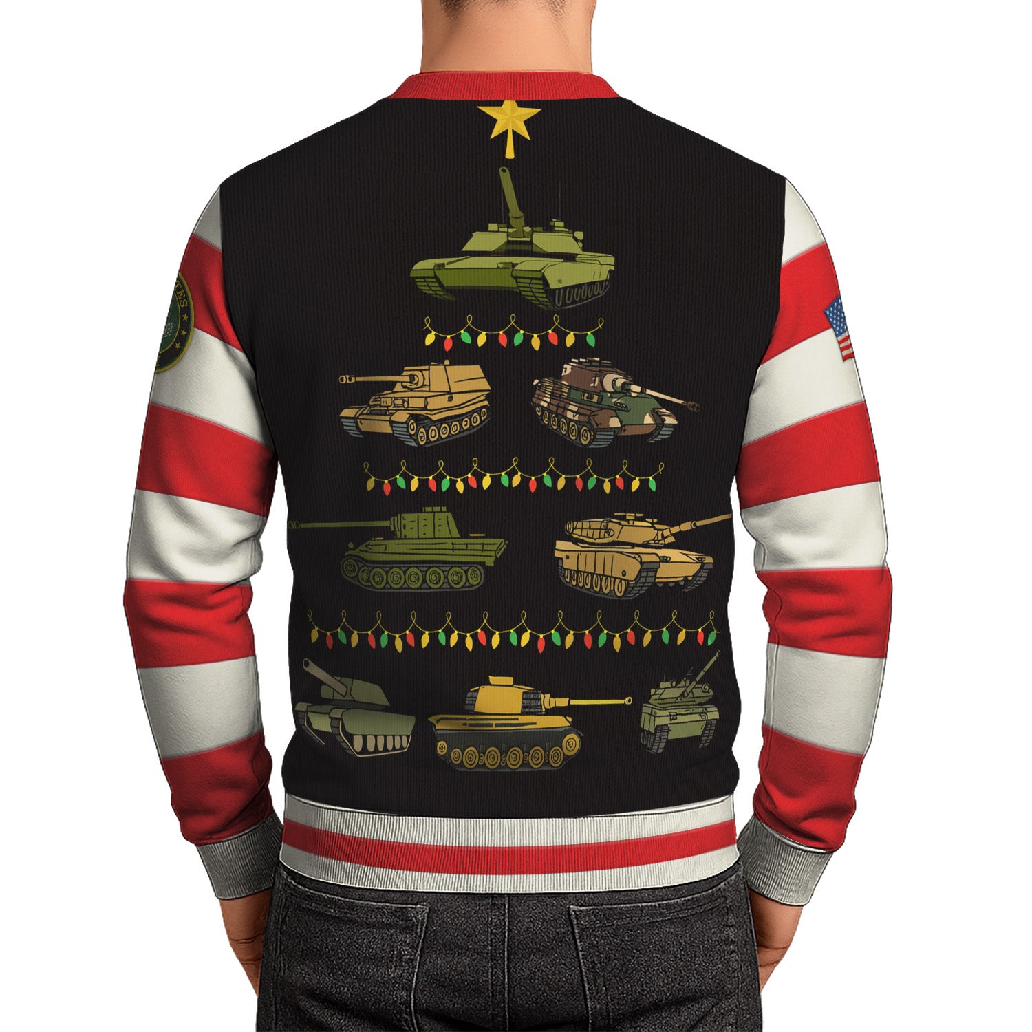US Army Merry Christmas Ugly Christmas Sweater
