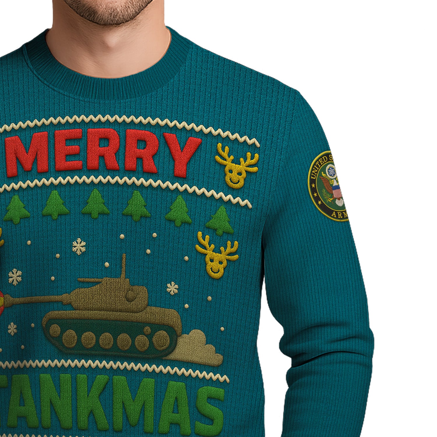 US Army Ugly Christmas Sweater KRUST29