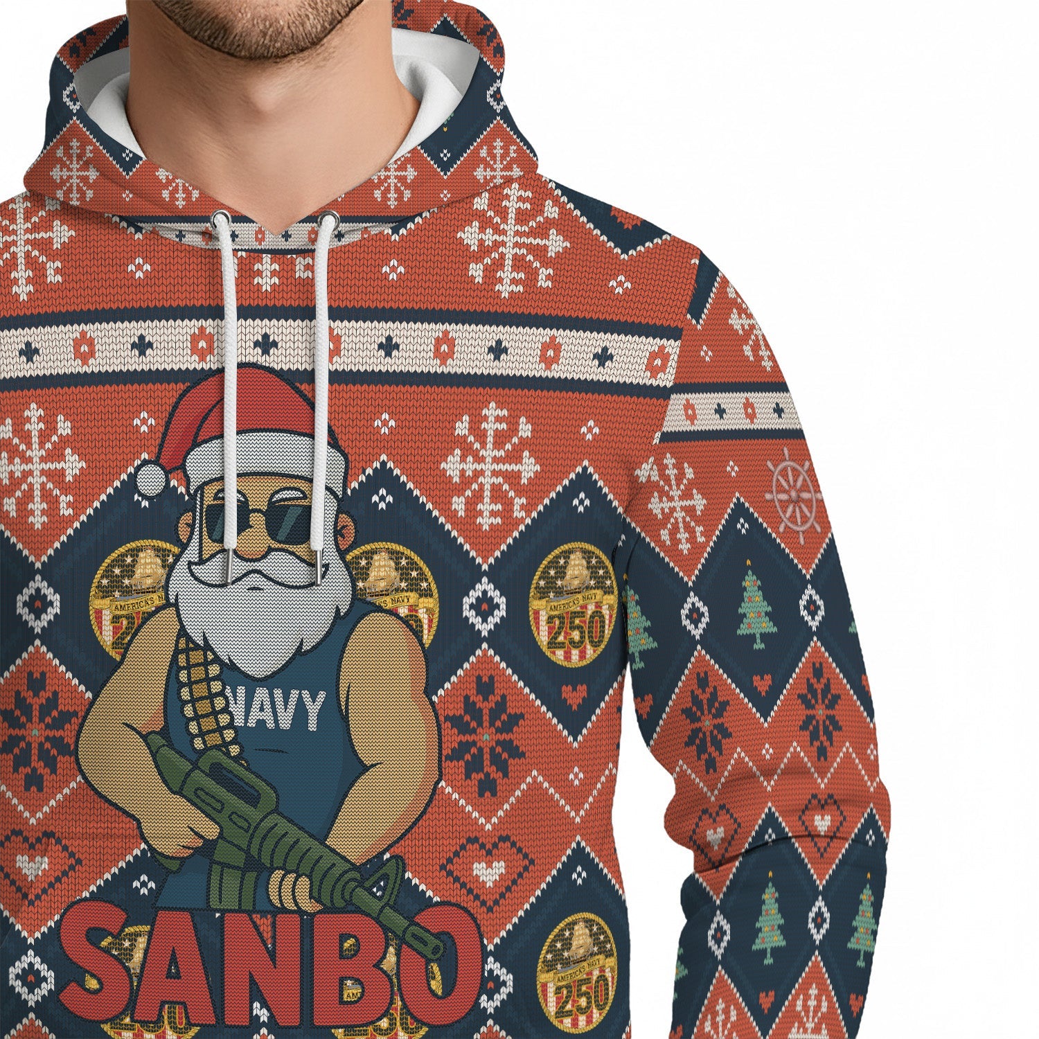 Personalized US Navy 3D All Over Print Hoodie KRH3D08