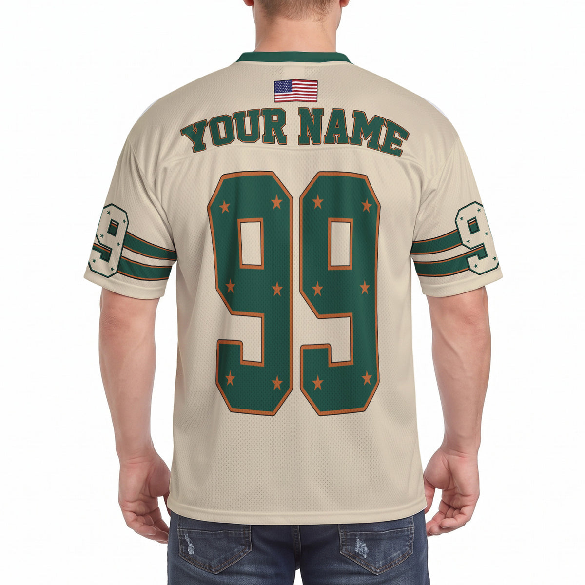 Personalized U.S. Army Jersey Custom Military Rank Name and Text