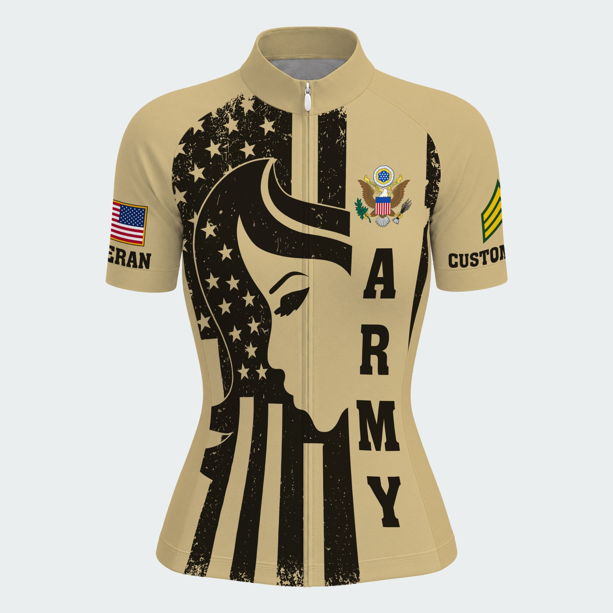 Women’s Personalized Army Female Veteran Cycling Jersey & Kit