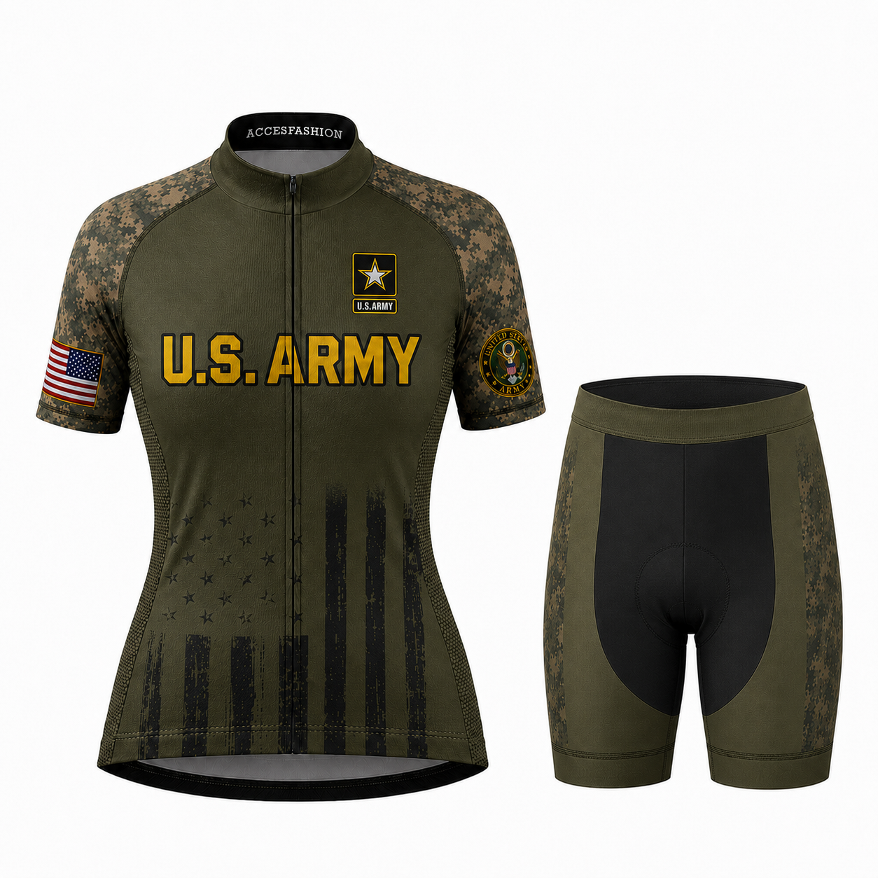 Personalized U.S. Army 250th Anniversary Cycling Kit