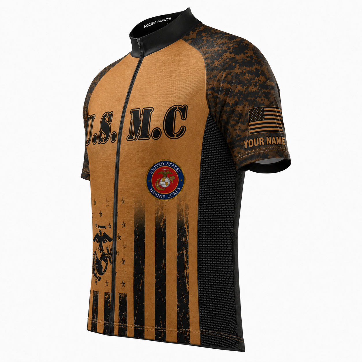 Personalized U.S. Marine Corps (U.S.M.C) 250th Birthday Cycling Kit