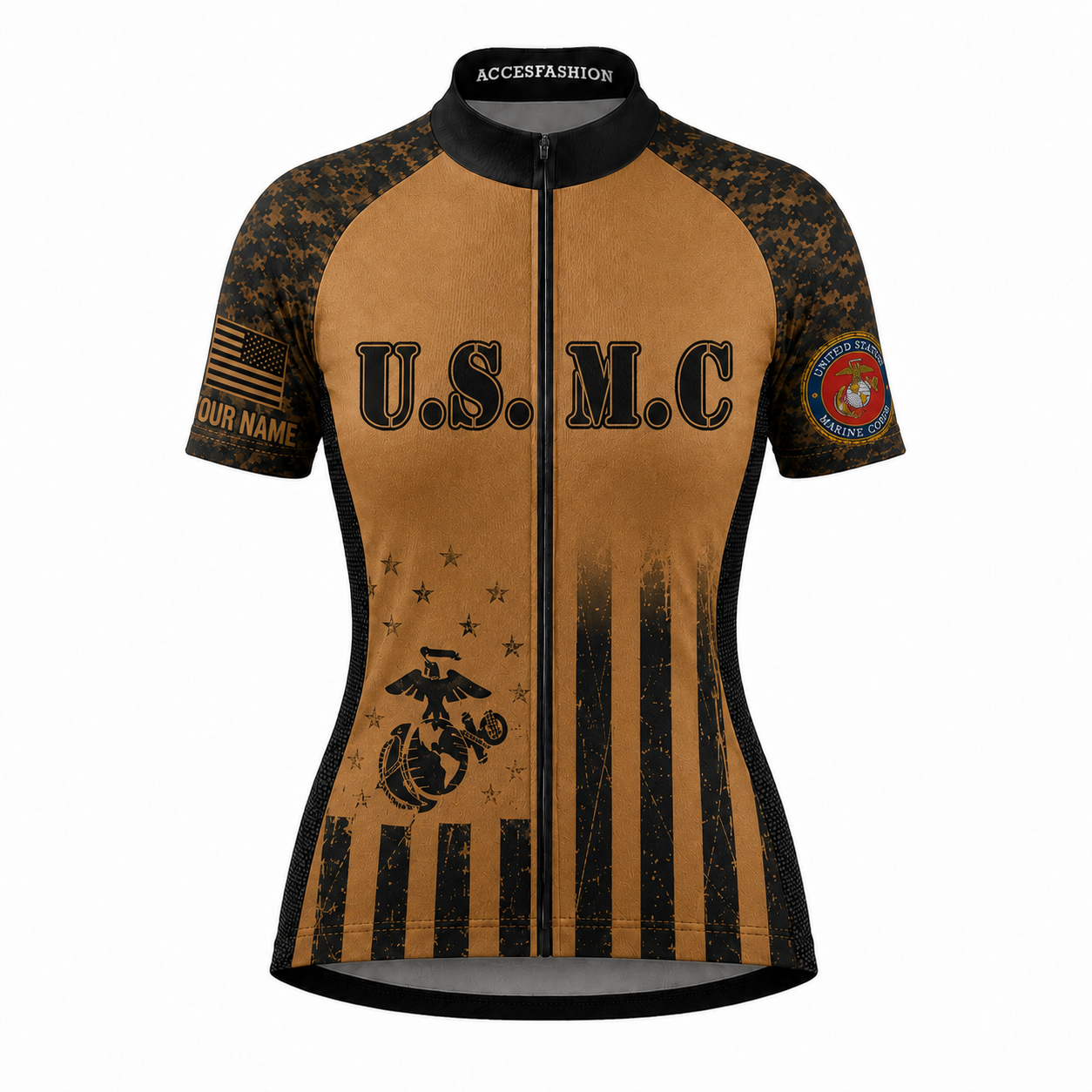 Personalized U.S. Marine Corps (U.S.M.C) 250th Birthday Cycling Kit