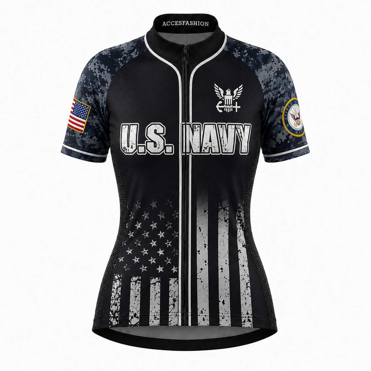 Personalized U.S. Navy 250th Cycling Jersey Kit