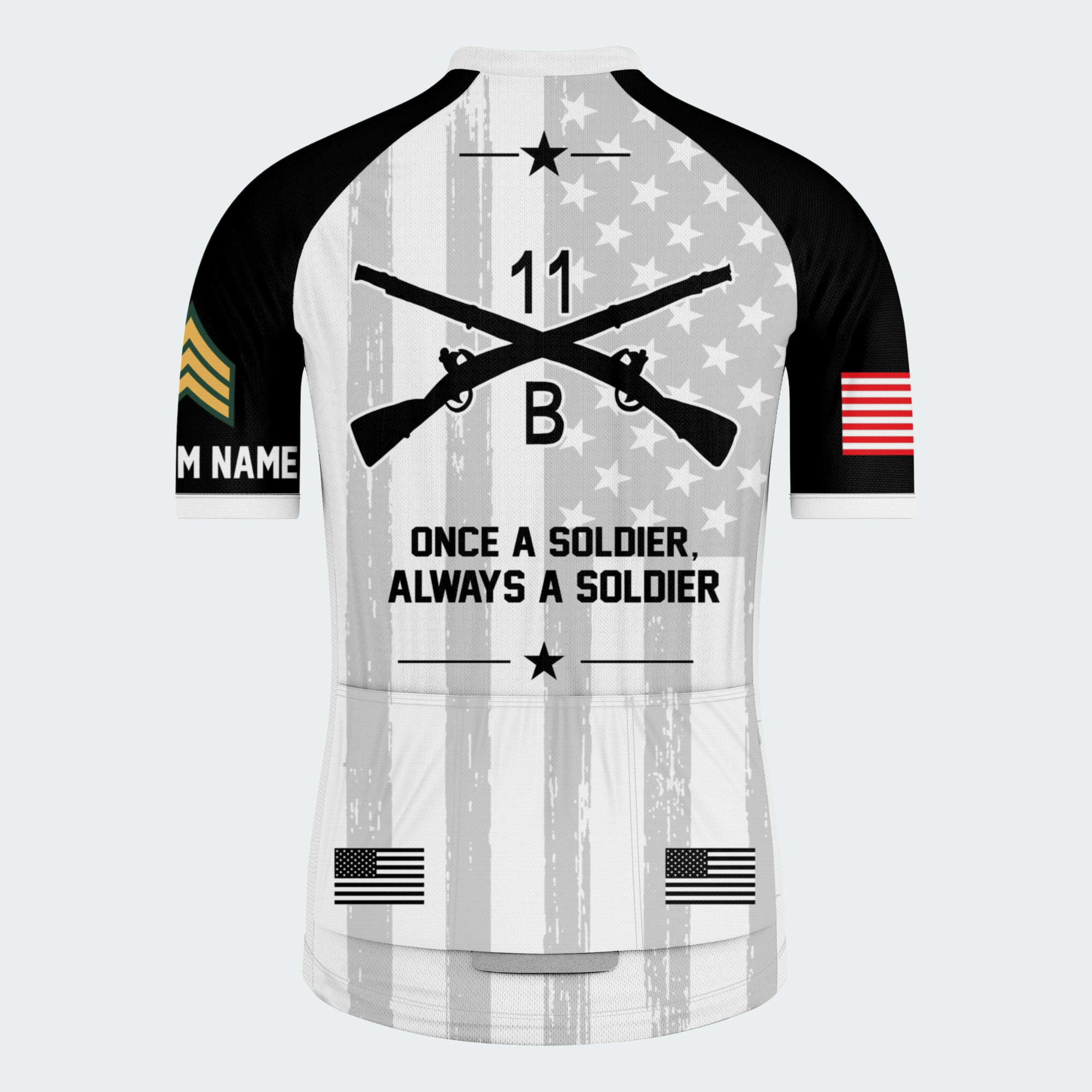Men's U.S. Army Infantry 2nd Award CIB Regular Fit Cycling Jersey