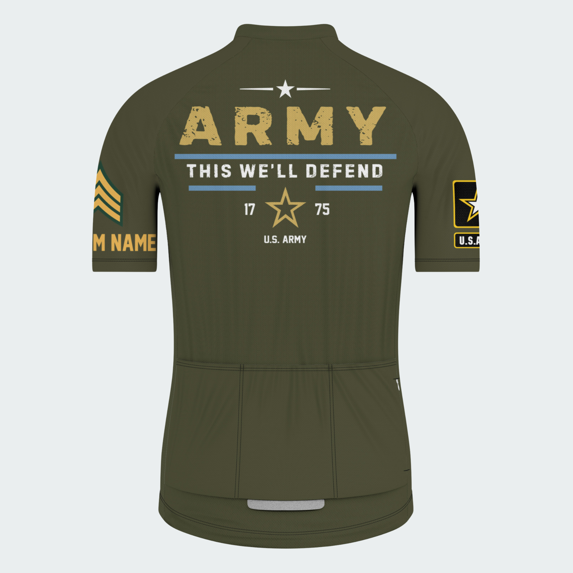 Men’s U.S. Army Infantry Regular Fit Cycling Jersey