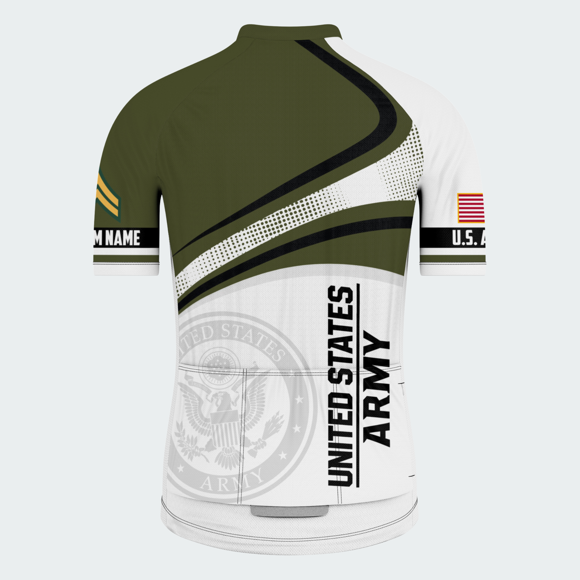 Men’s Personalized U.S. Army Regular Fit Cycling Jersey & Kit