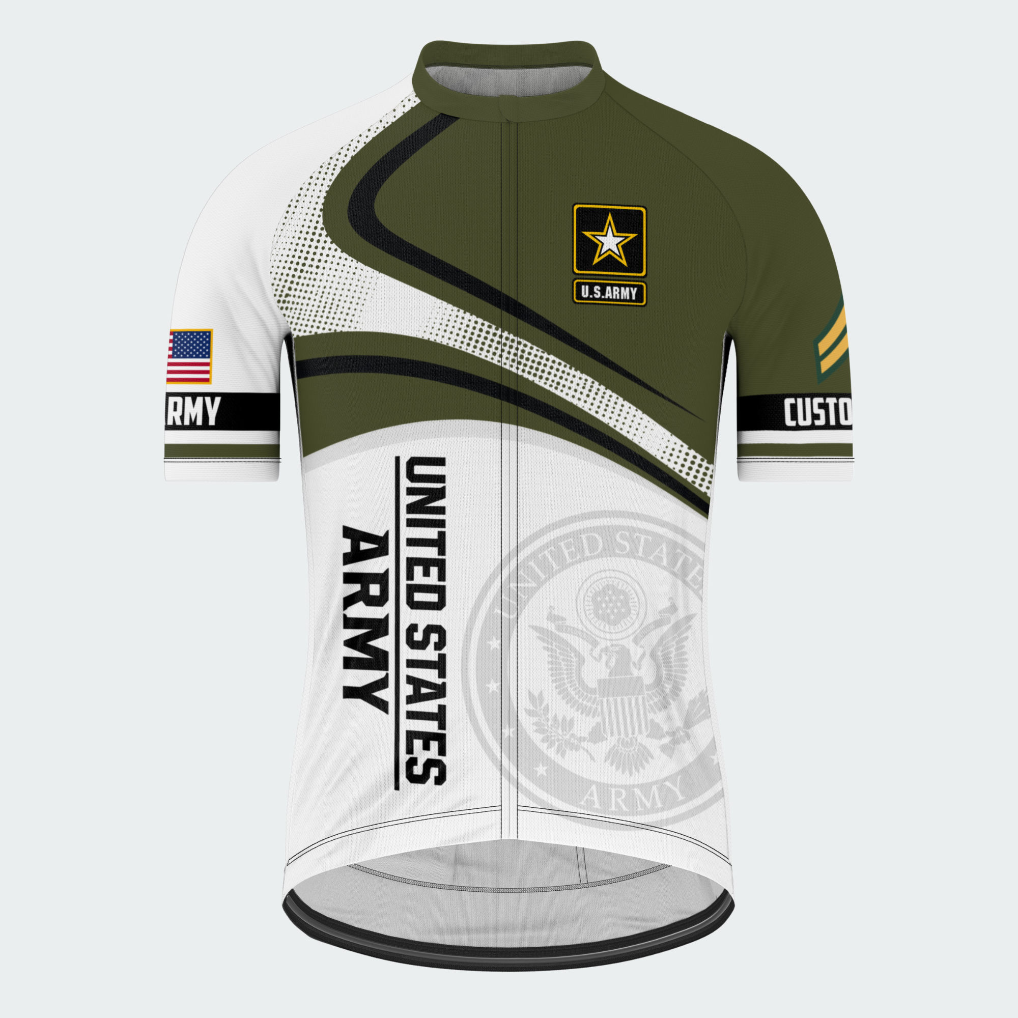 Men’s Personalized U.S. Army Regular Fit Cycling Jersey & Kit