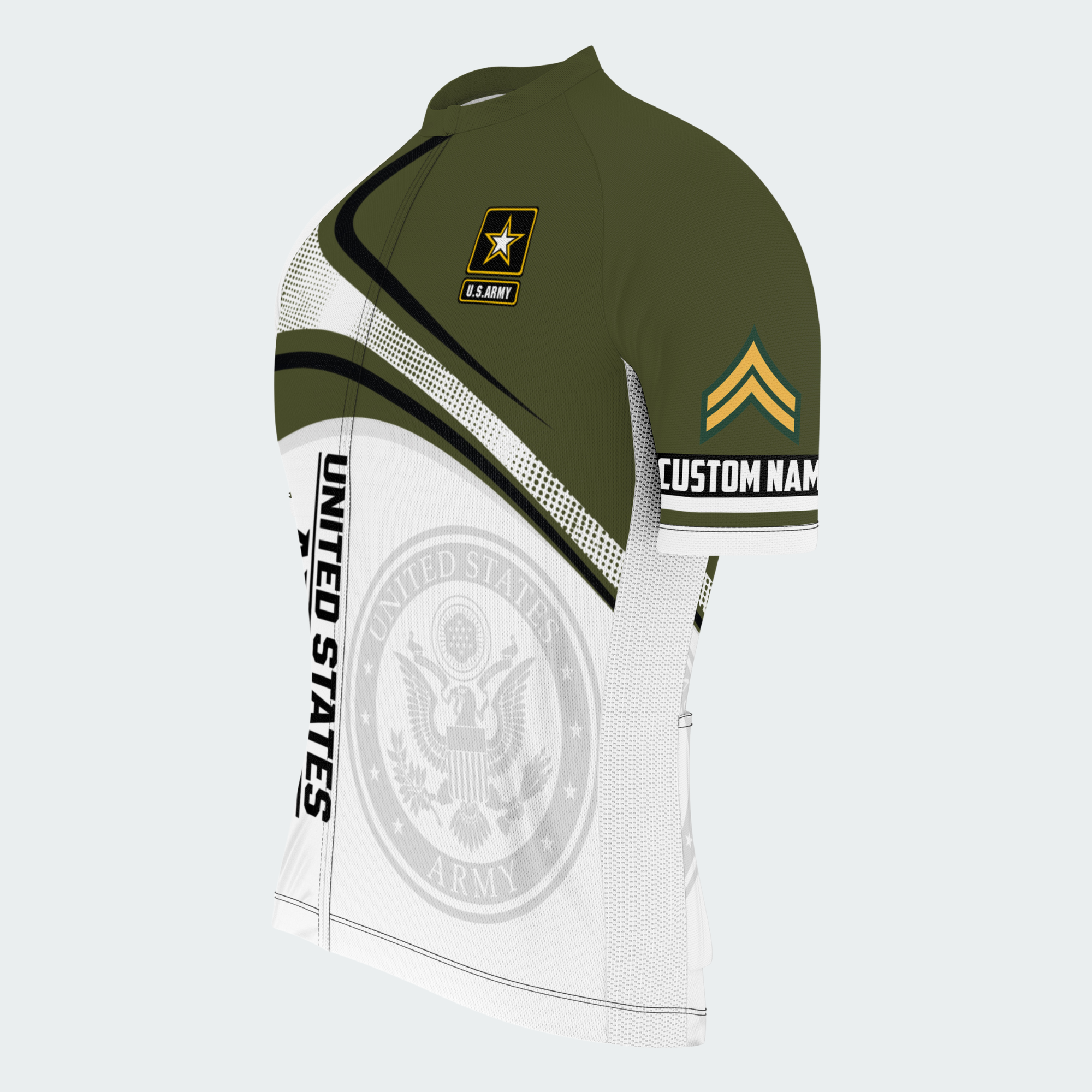 Men’s Personalized U.S. Army Regular Fit Cycling Jersey & Kit