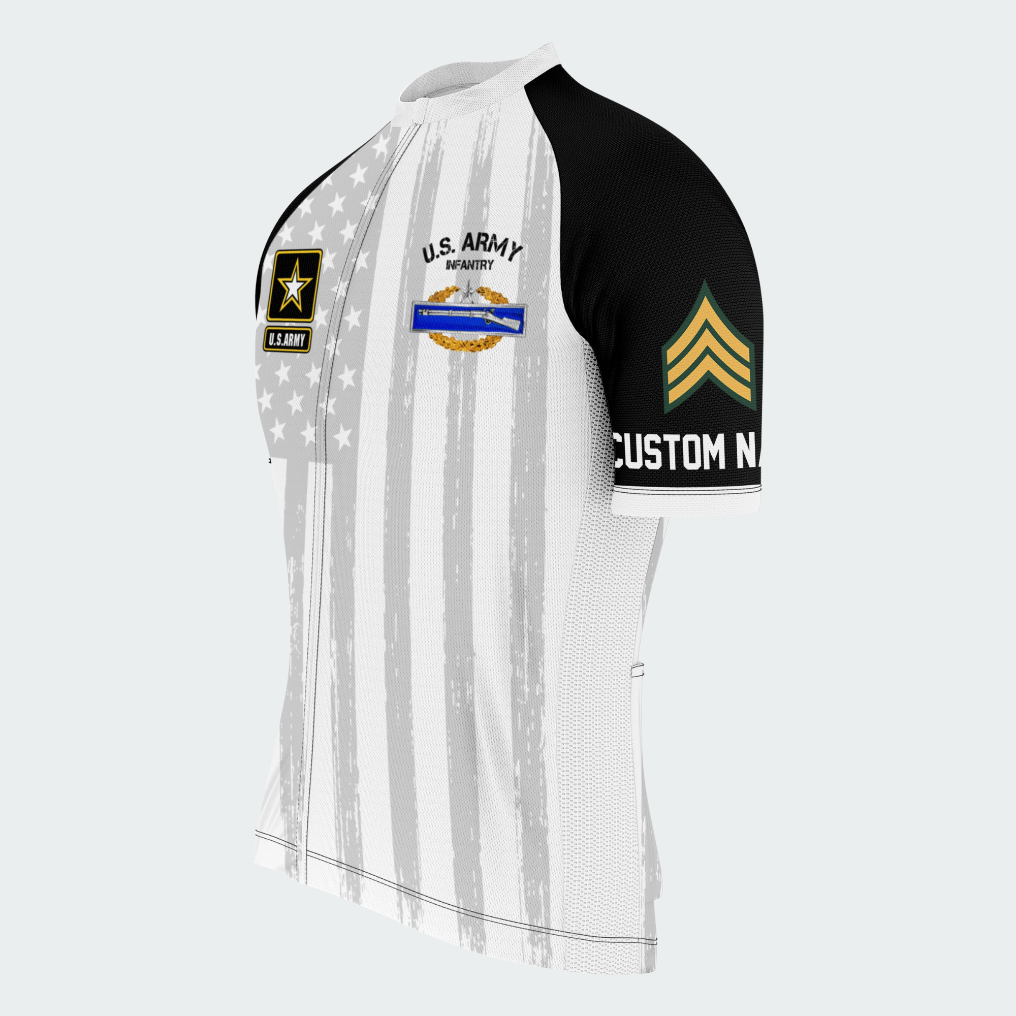 Men's U.S. Army Infantry 2nd Award CIB Regular Fit Cycling Jersey