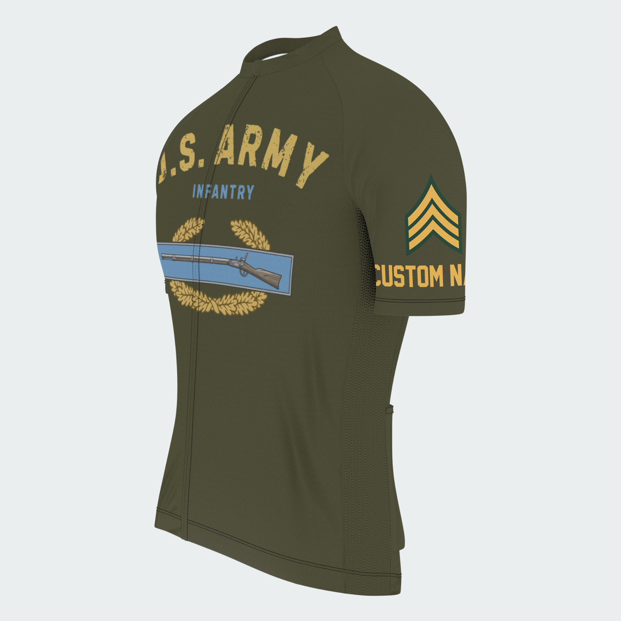 Men’s U.S. Army Infantry Regular Fit Cycling Jersey