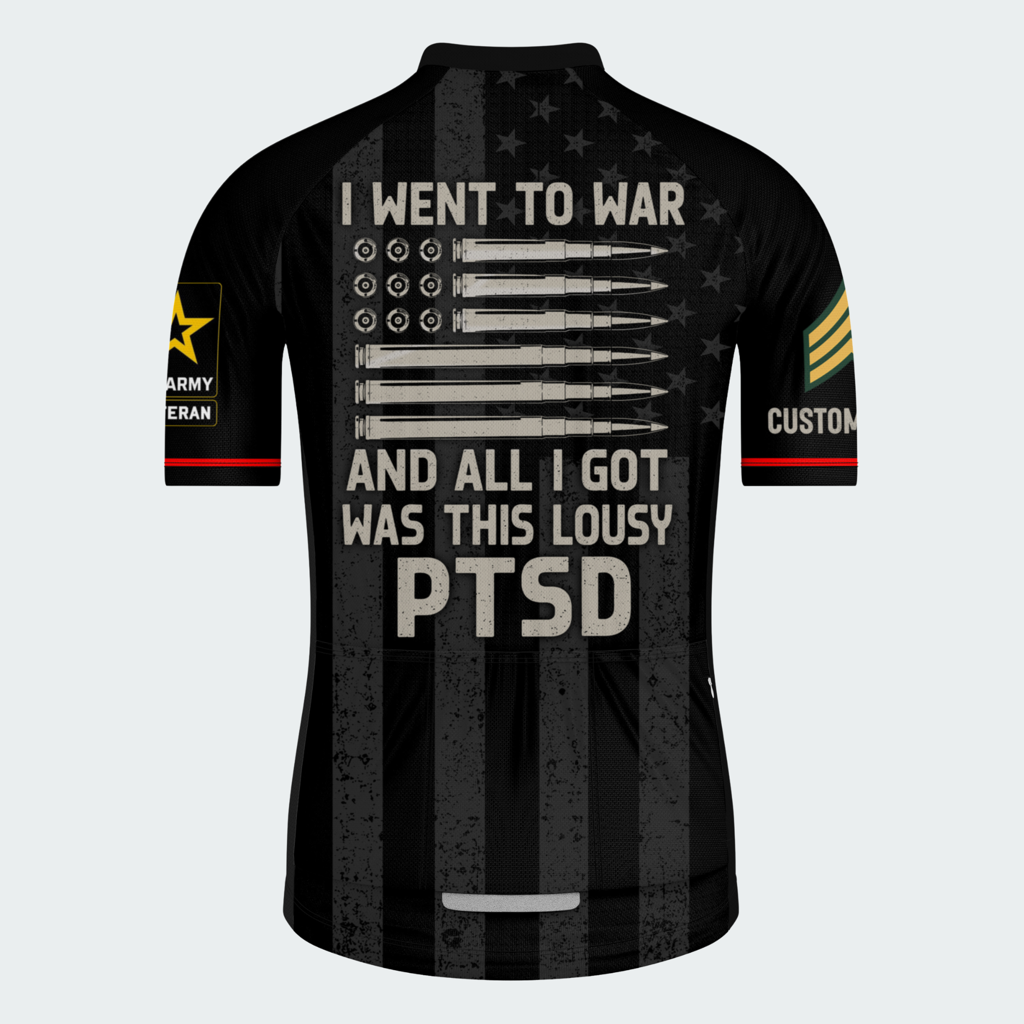 Men’s Personalized PTSD Veteran Cycling Jersey & Kit