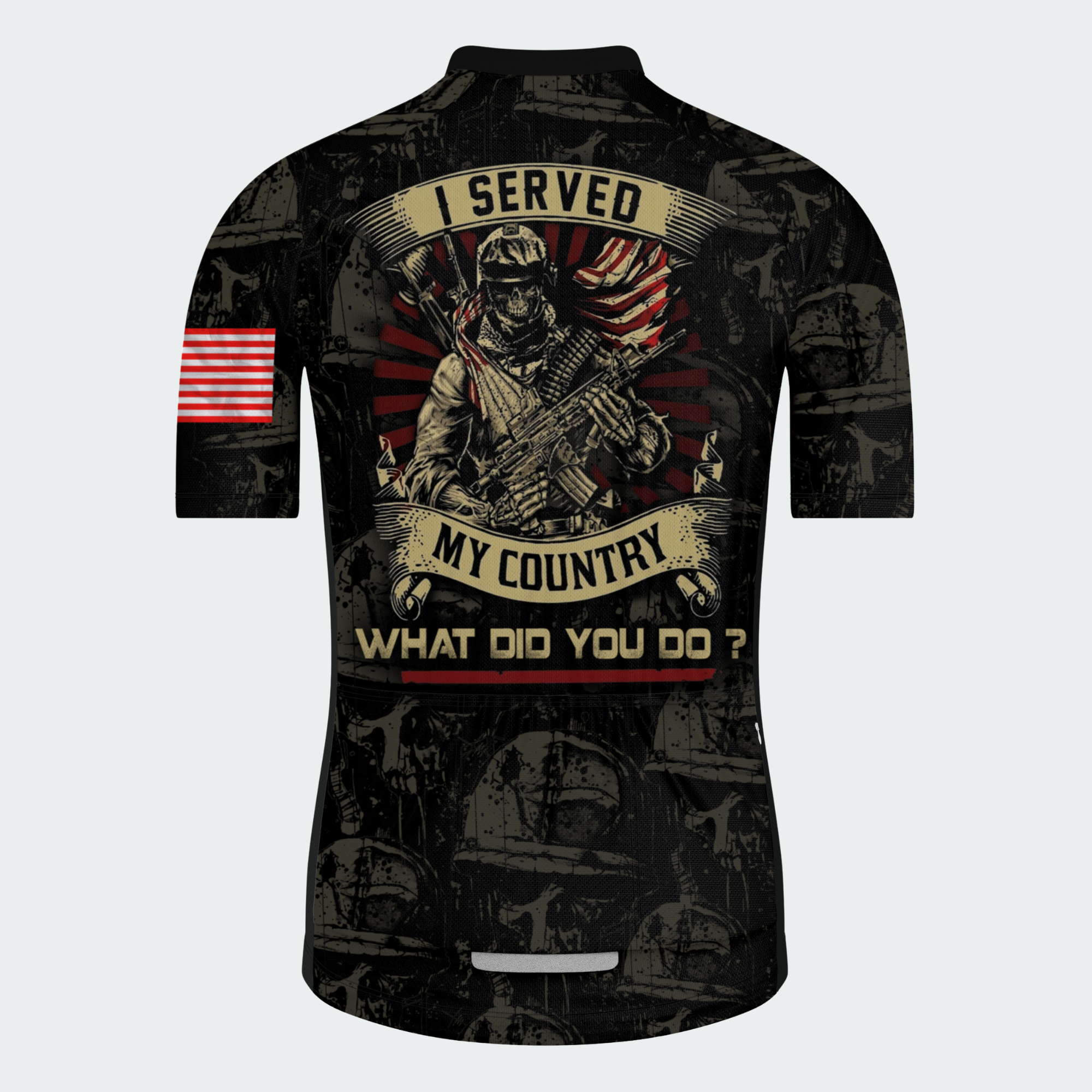 Men’s Personalized I Served My Country Army Veteran Cycling Jersey & Kit