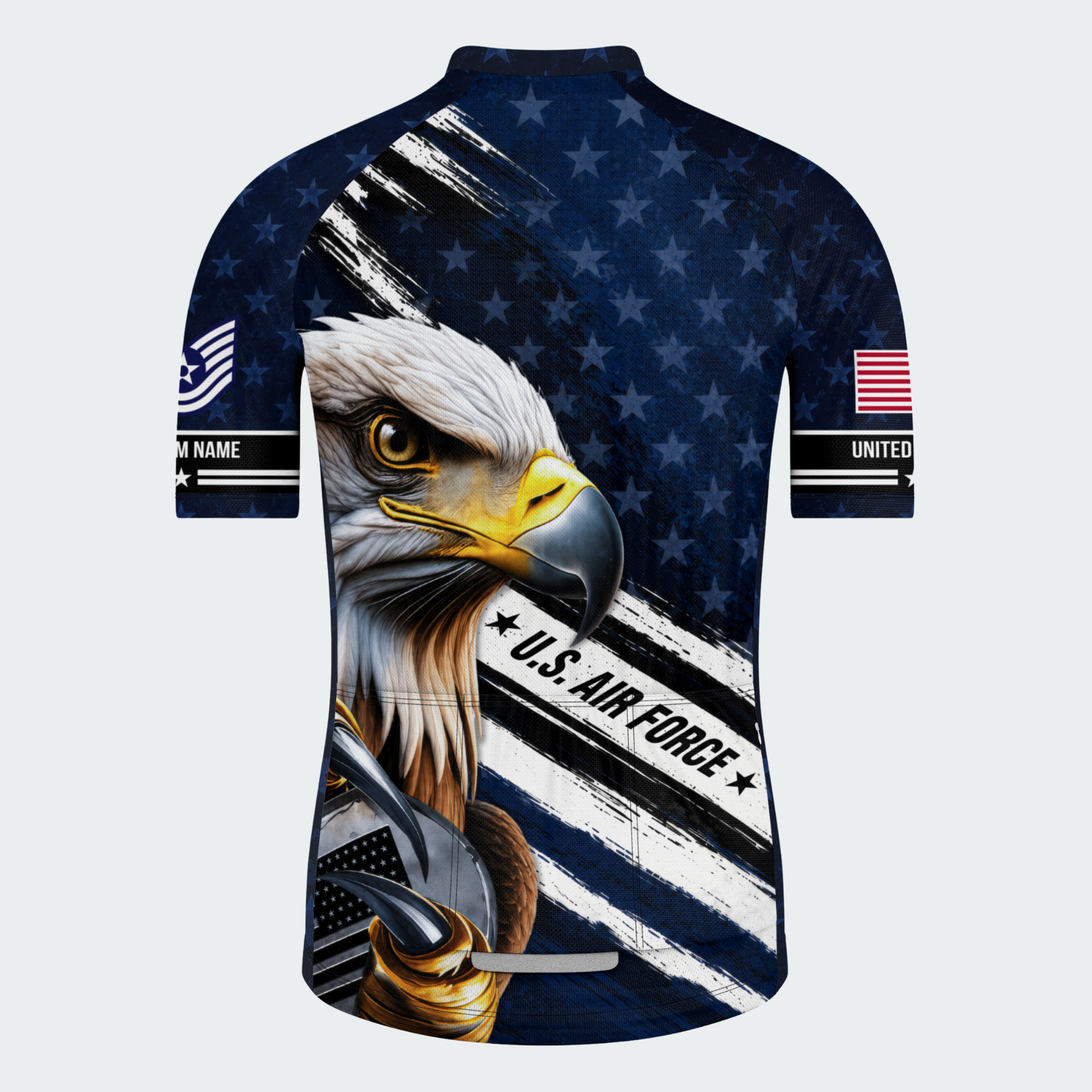 Men’s Personalized U.S. Air Force Eagle Pride Cycling Jersey & Kit