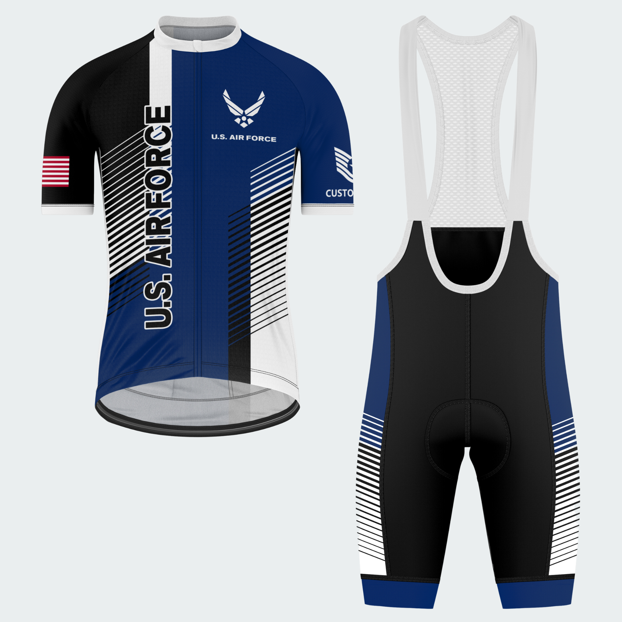 Men’s Personalized U.S. Air Force Pride Cycling Jersey & Kit