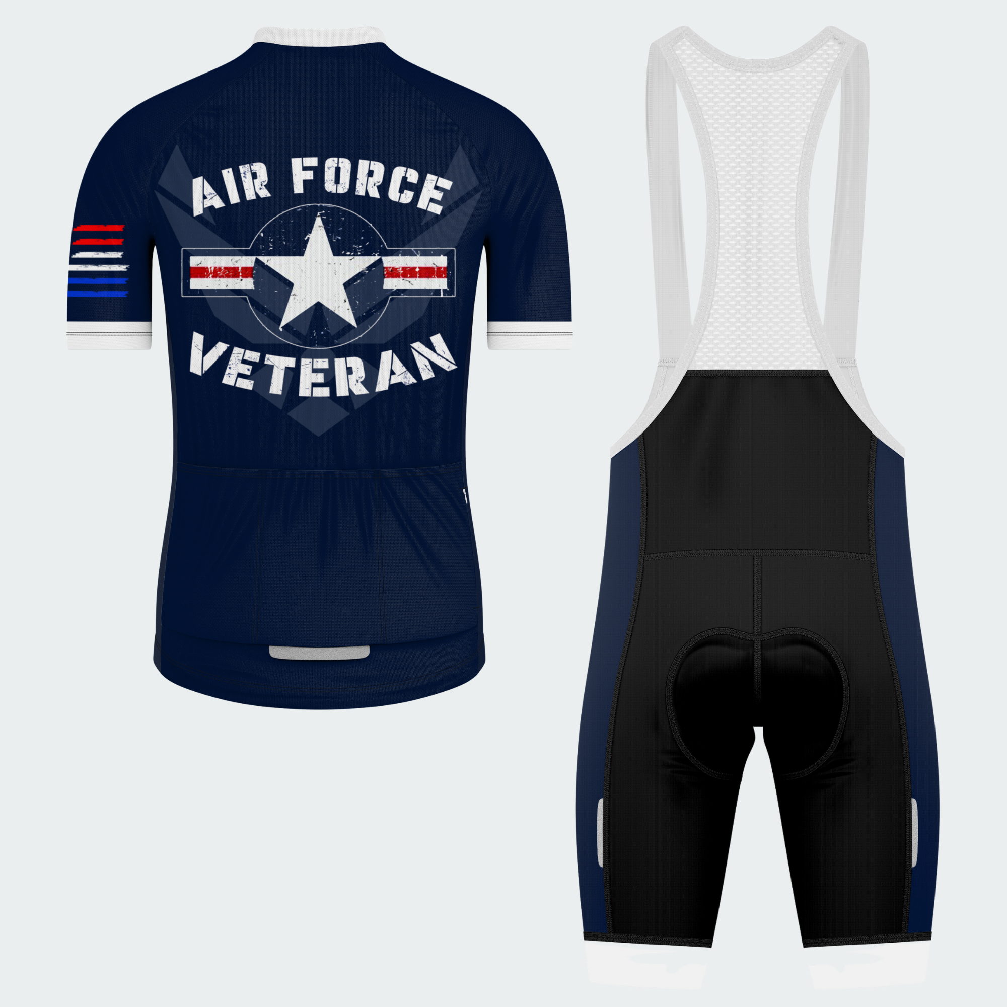 Men’s U.S. Air Force Veteran Pride Cycling Jersey & Kit