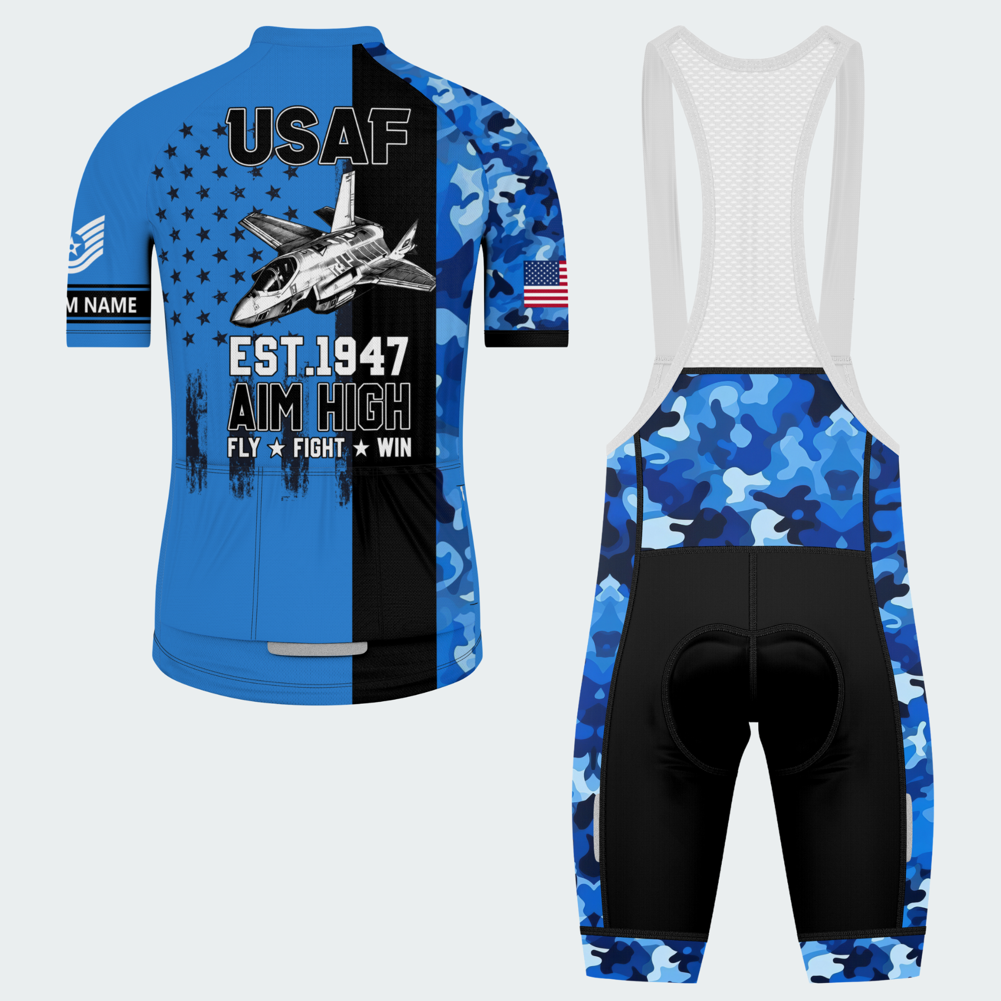 Men’s Personalized USAF Cycling Jersey & Kit