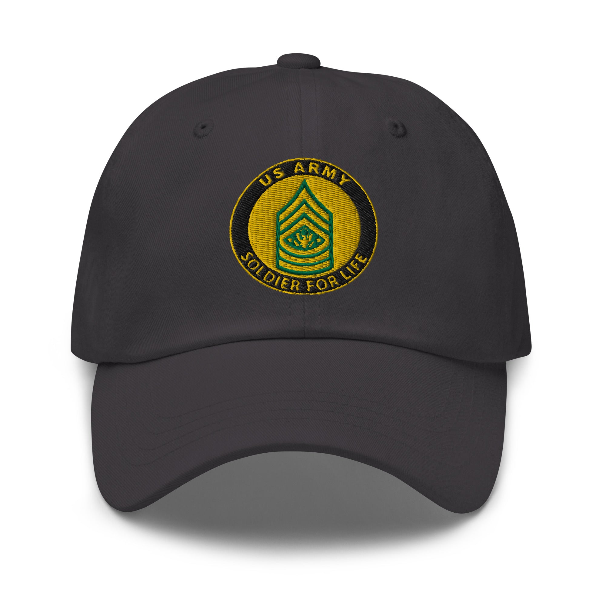 US Army E-9 Sergeant Major of the Army E9 SMA Soldier For Life Embroidered Dad Hat