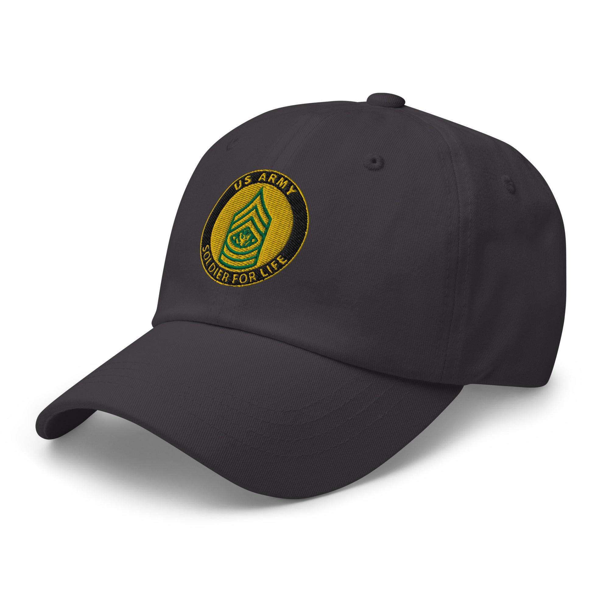 US Army E-9 Sergeant Major of the Army E9 SMA Soldier For Life Embroidered Dad Hat