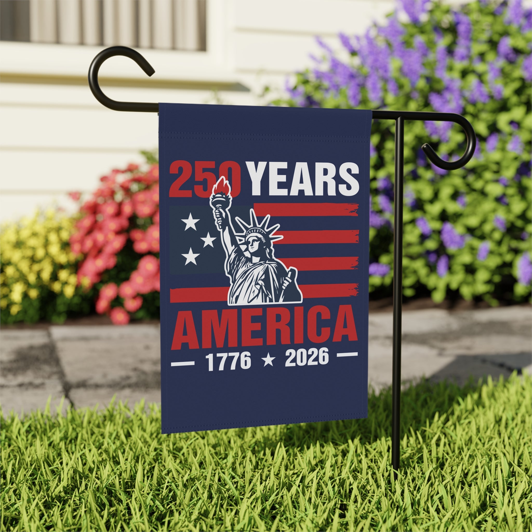 250 Years America 1776 - 2026 Garden Flag 12''x18'' Twin-Side Printing