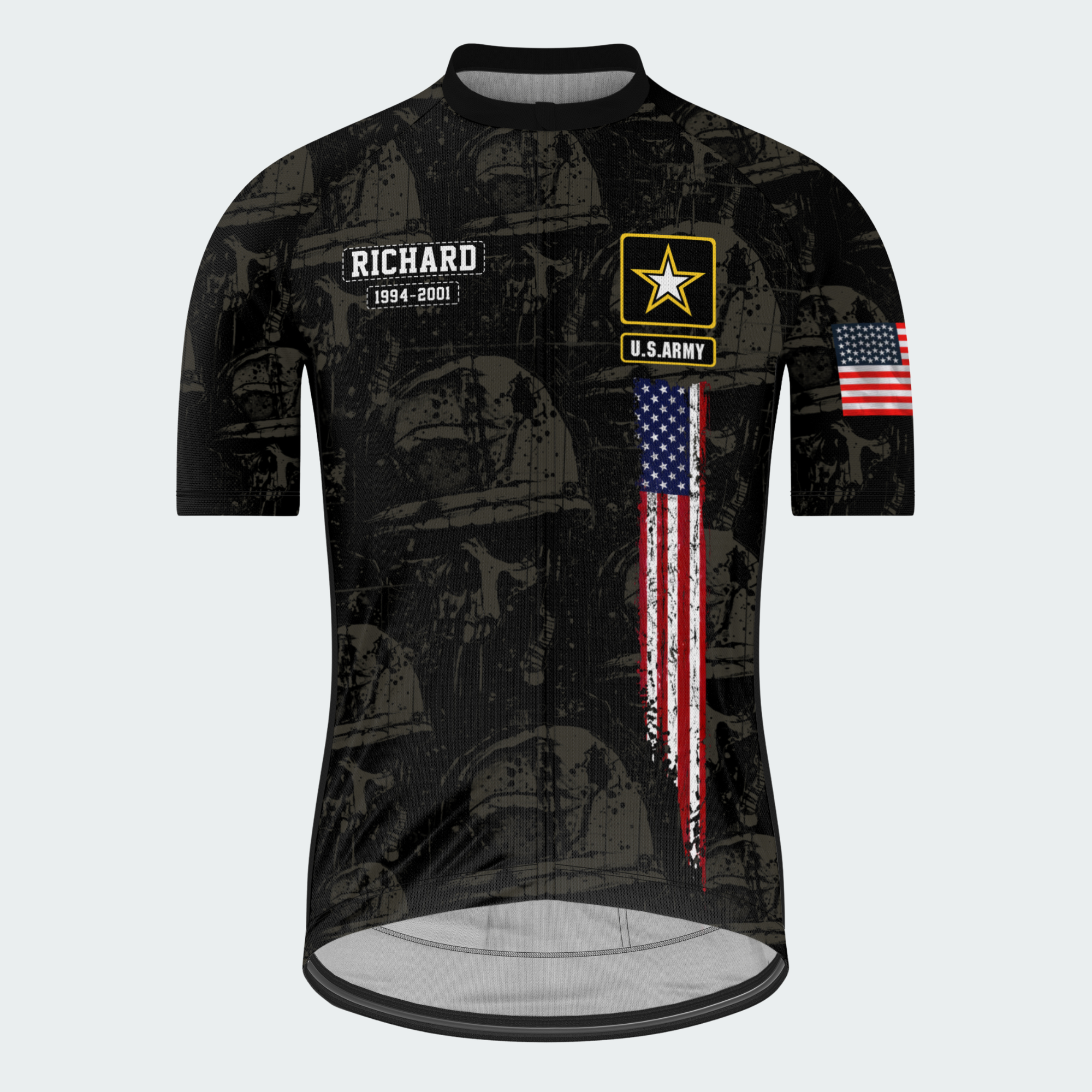 Men’s Personalized I Served My Country Army Veteran Cycling Jersey & Kit