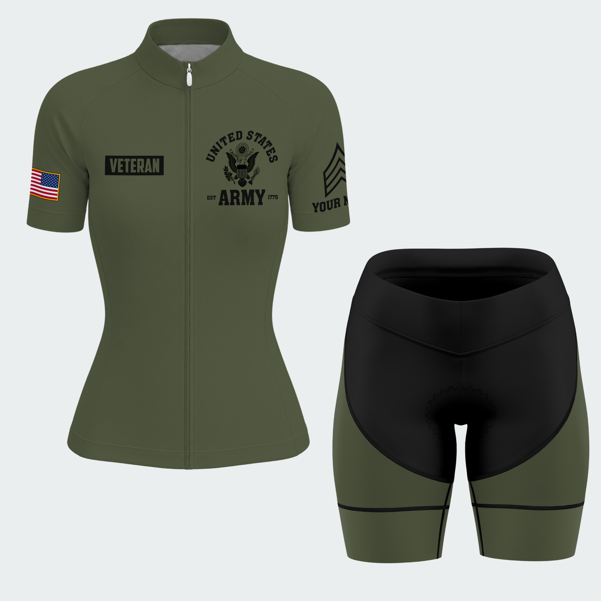 Women’s Personalized Female Veteran Not Most Women Cycling Jersey & Kit