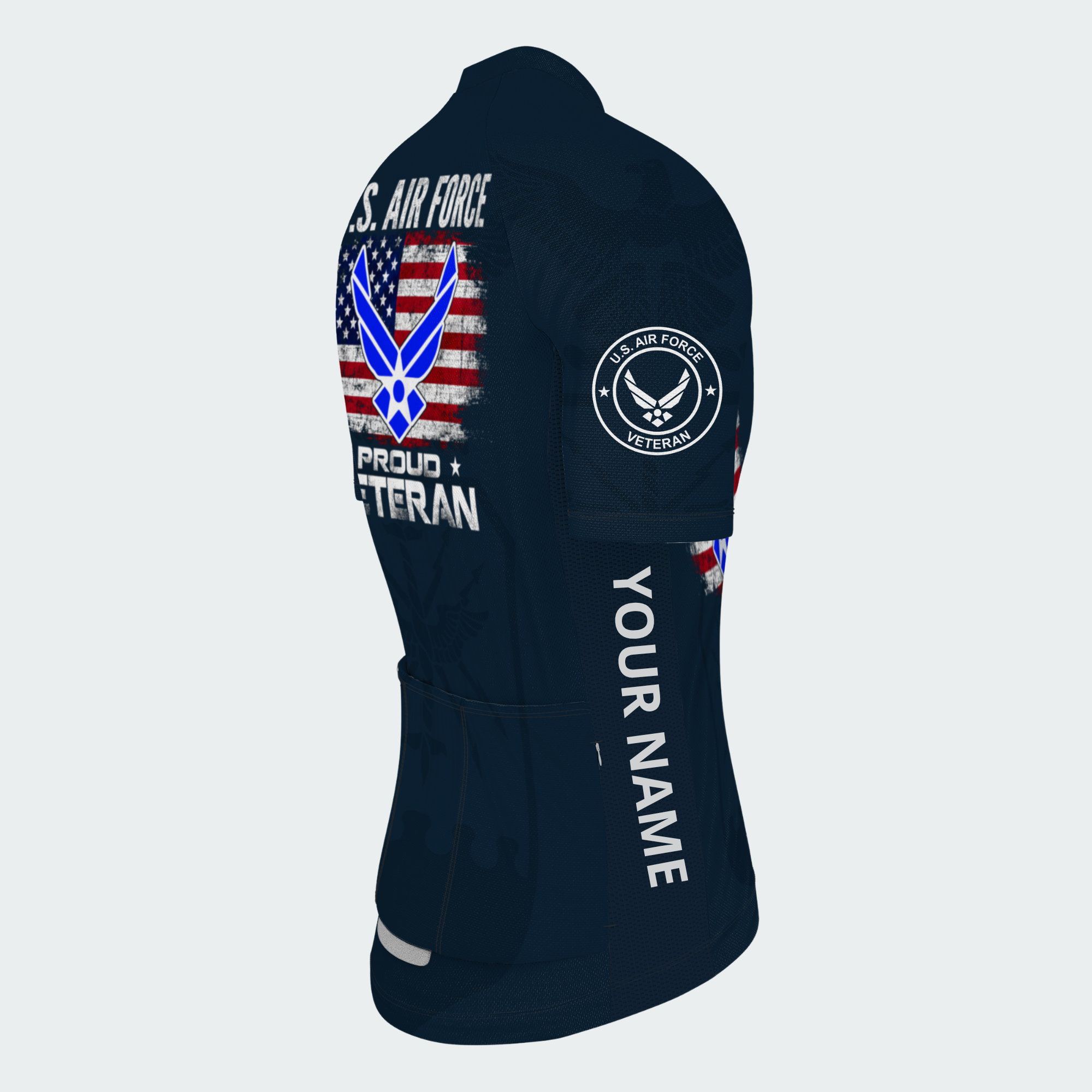Men’s U.S. Air Force Proud Veteran Cycling Jersey & Kit