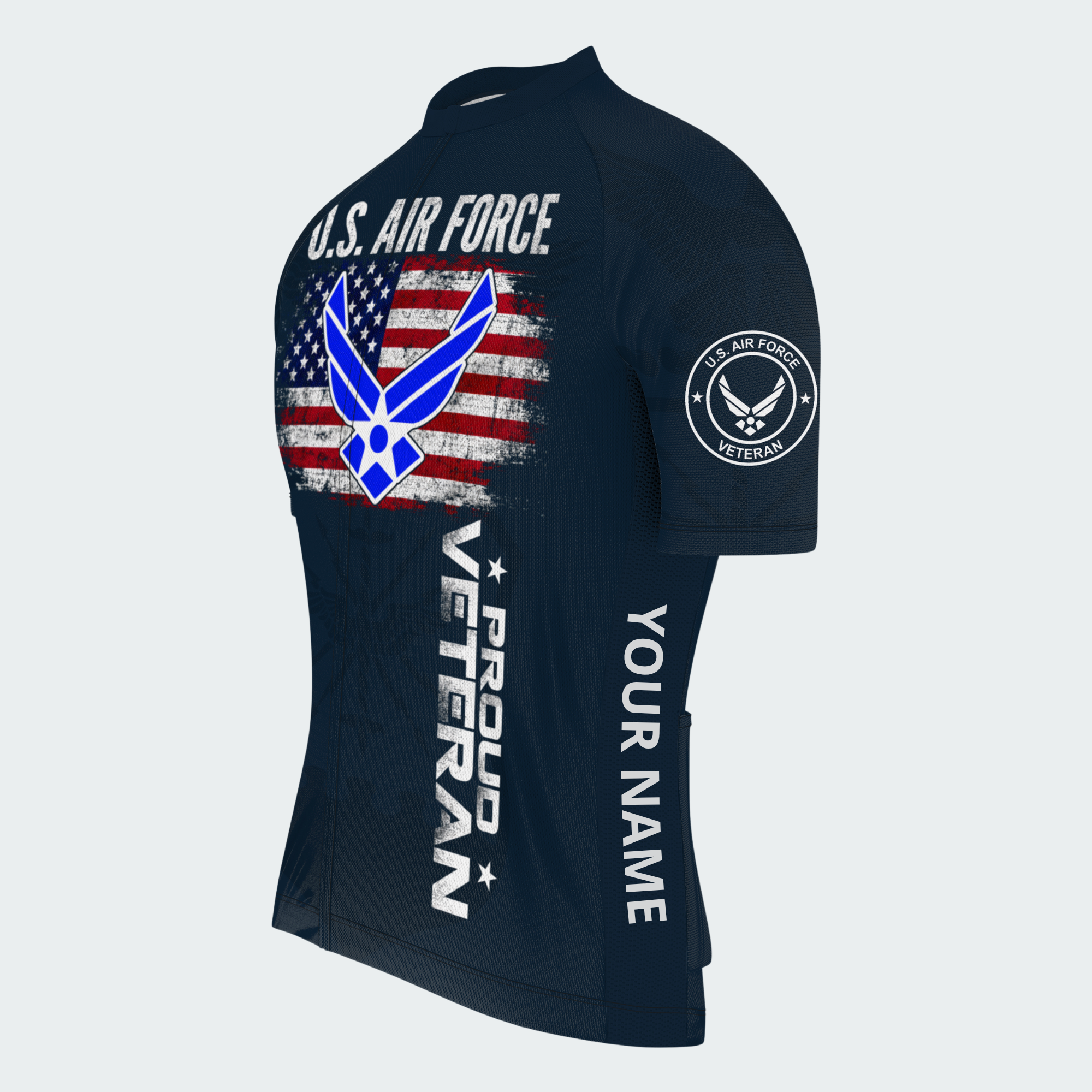 Men’s U.S. Air Force Proud Veteran Cycling Jersey & Kit