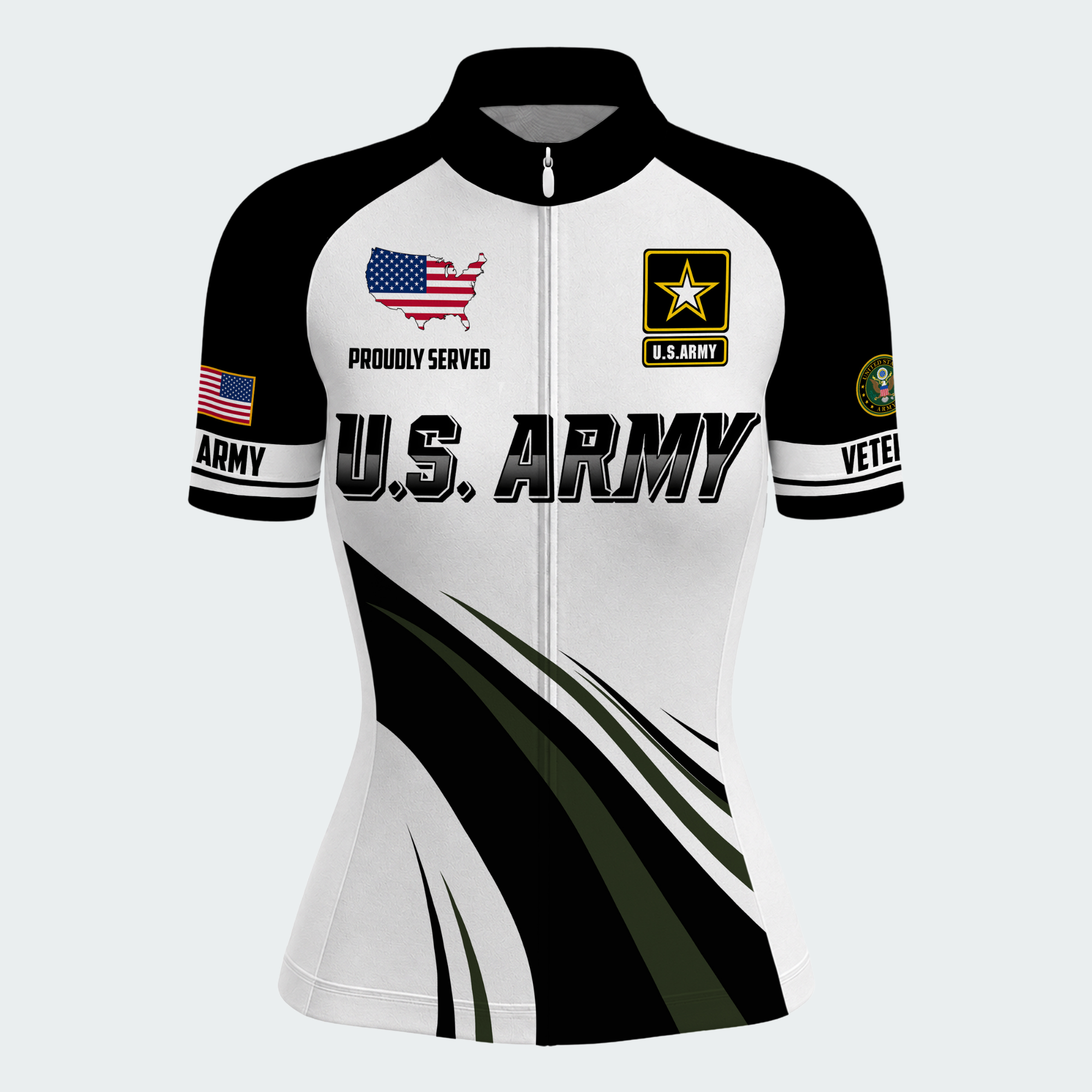 Women’s Personalized USA Veteran Pride Cycling Jersey & Kit