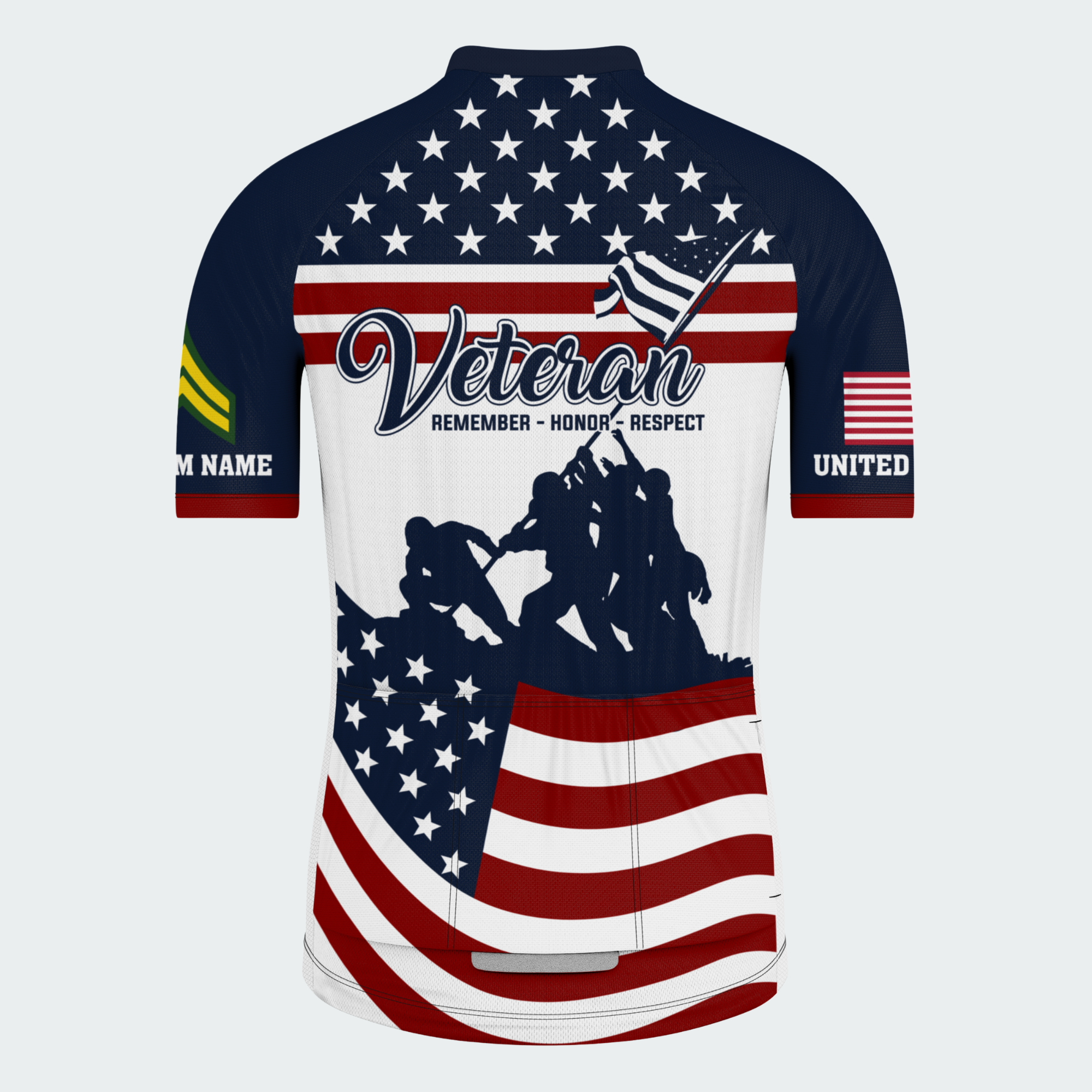 Men’s USA Veteran Honor Cycling Jersey & Kit