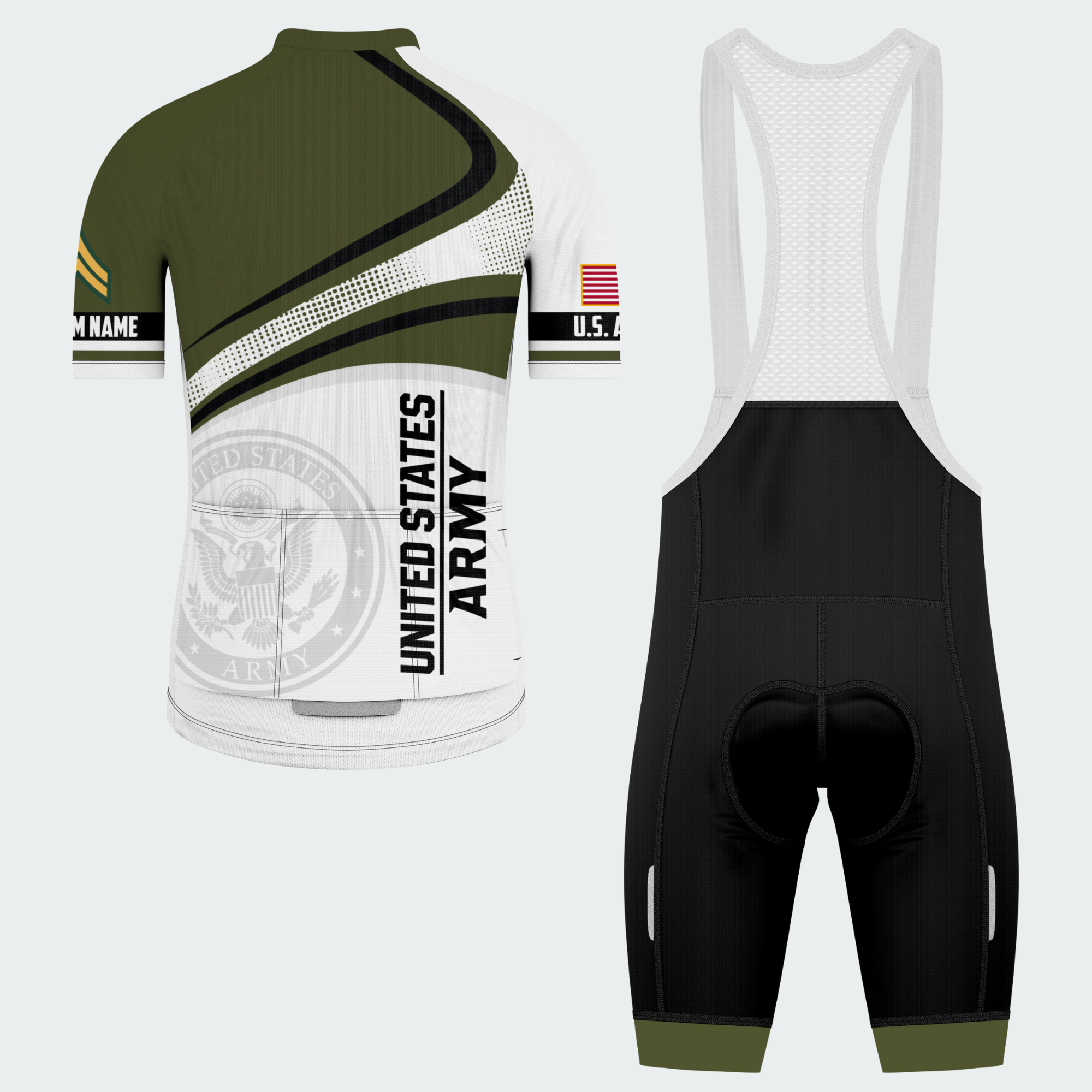 Men’s Personalized U.S. Army Regular Fit Cycling Jersey & Kit