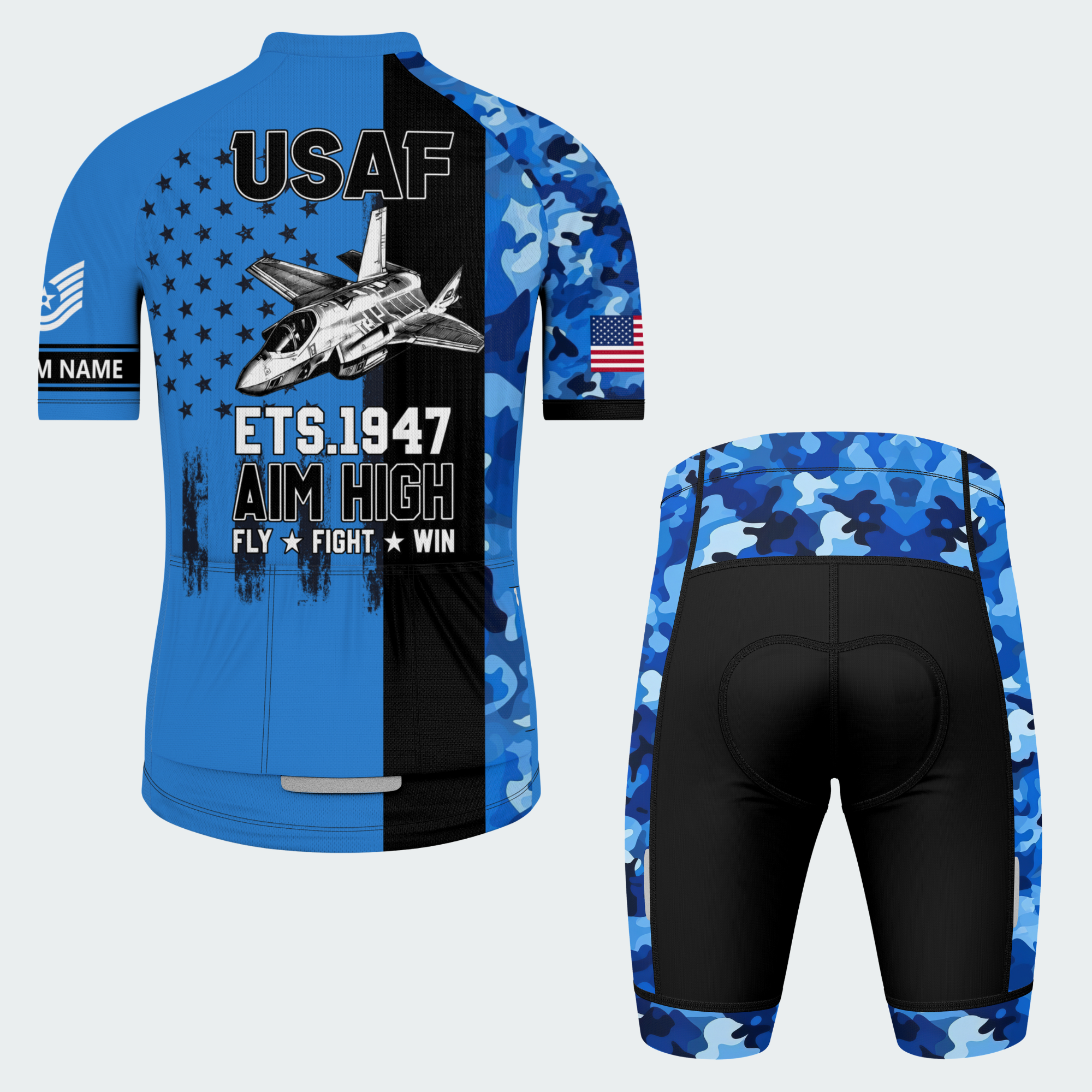 Men’s Personalized USAF Cycling Jersey & Kit