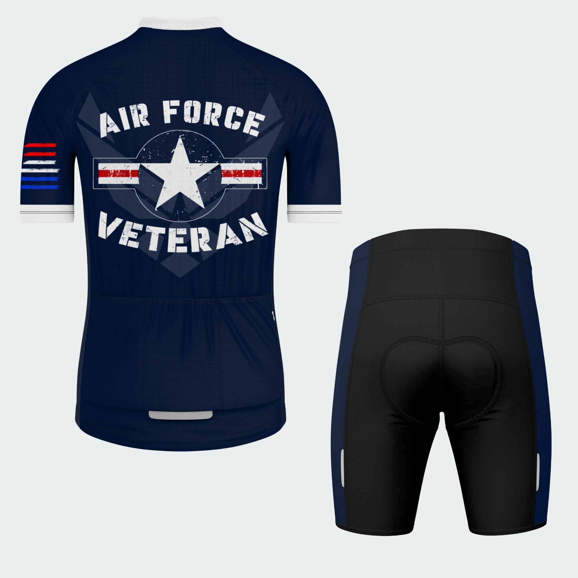 Men’s U.S. Air Force Veteran Pride Cycling Jersey & Kit