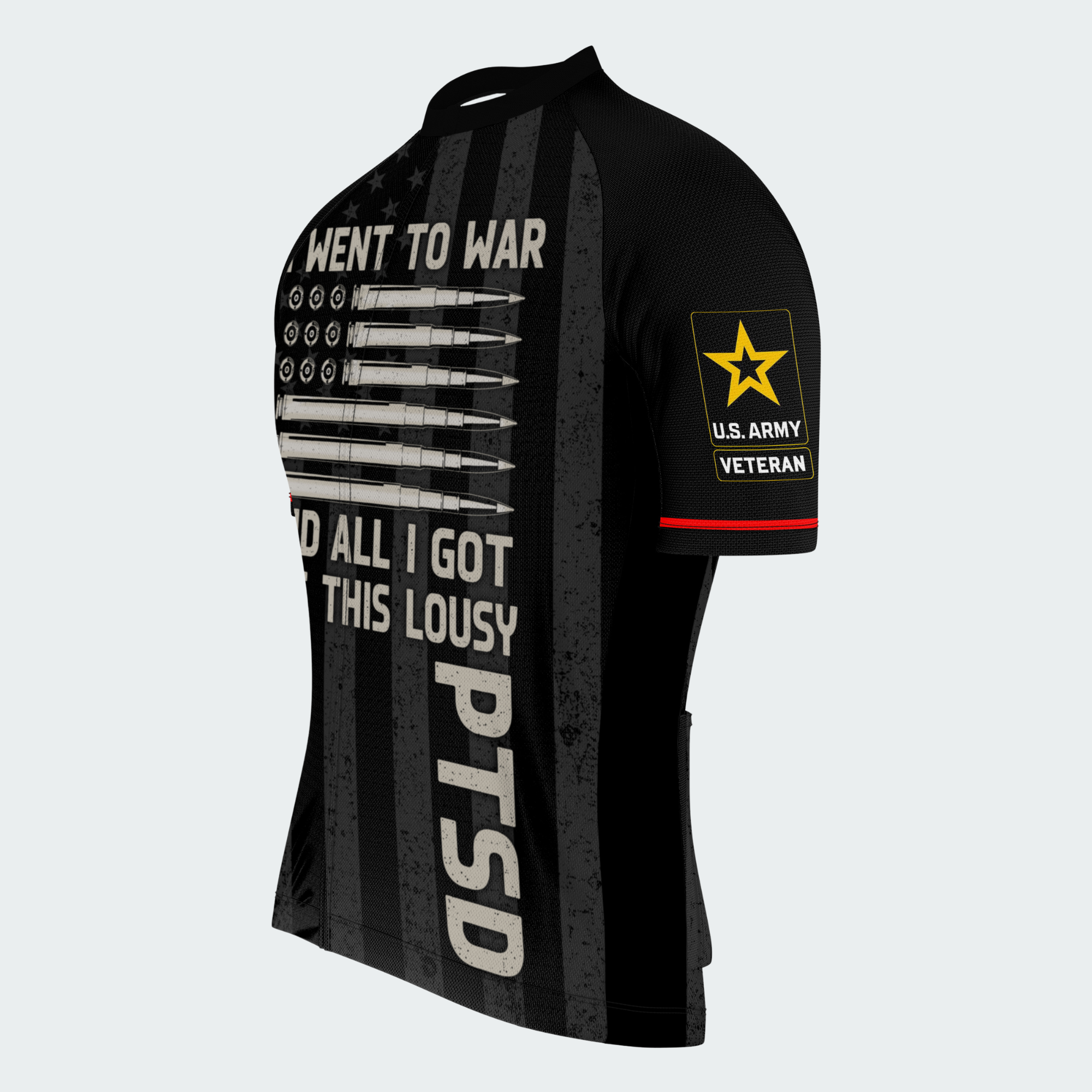 Men’s Personalized PTSD Veteran Cycling Jersey & Kit