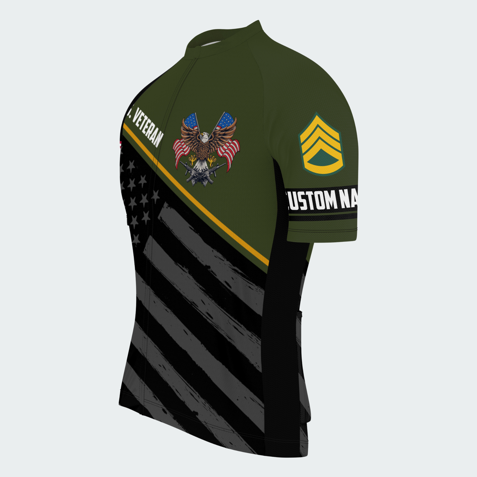 Men’s Personalized U.S. Army Veteran Legacy Cycling Jersey & Kit