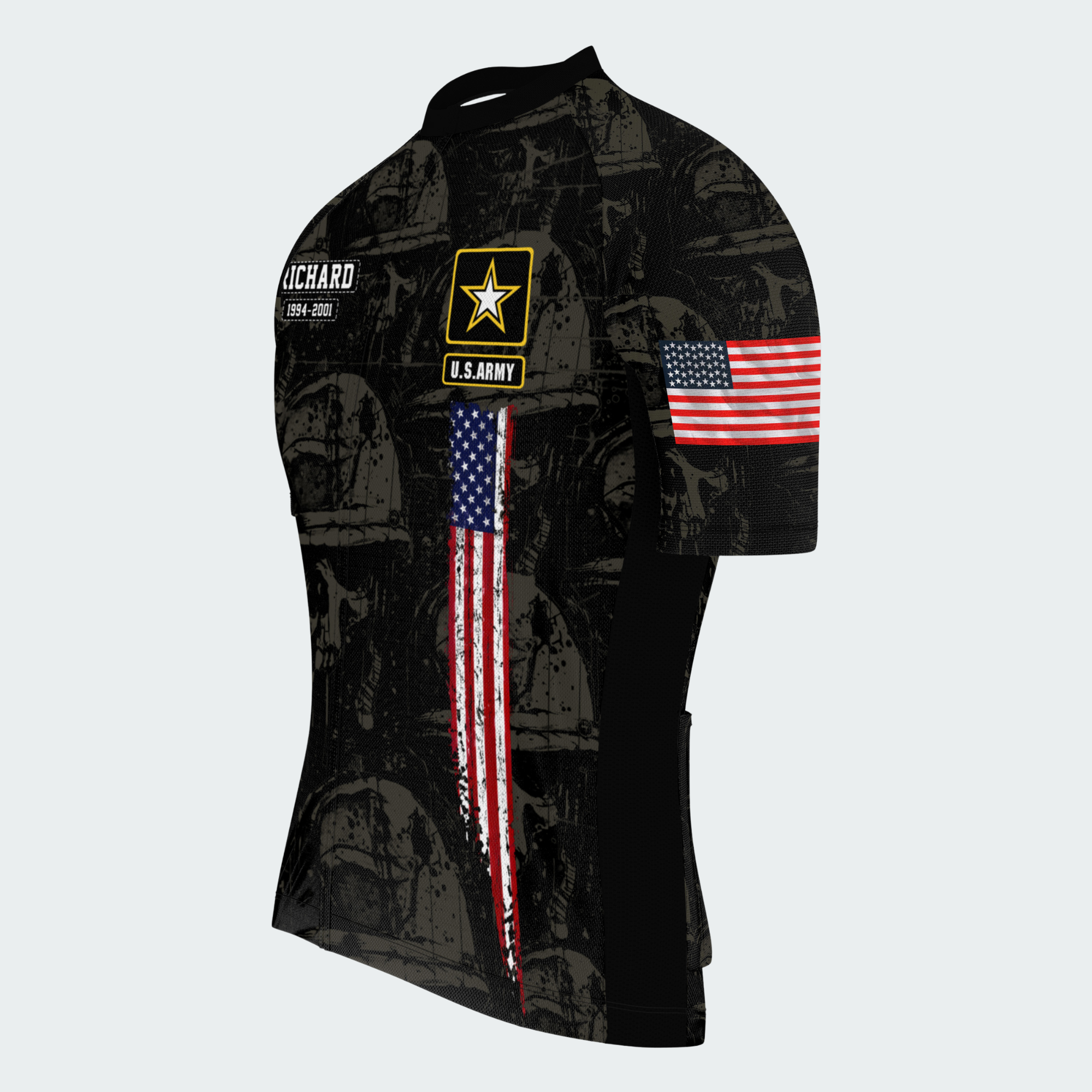 Men’s Personalized I Served My Country Army Veteran Cycling Jersey & Kit