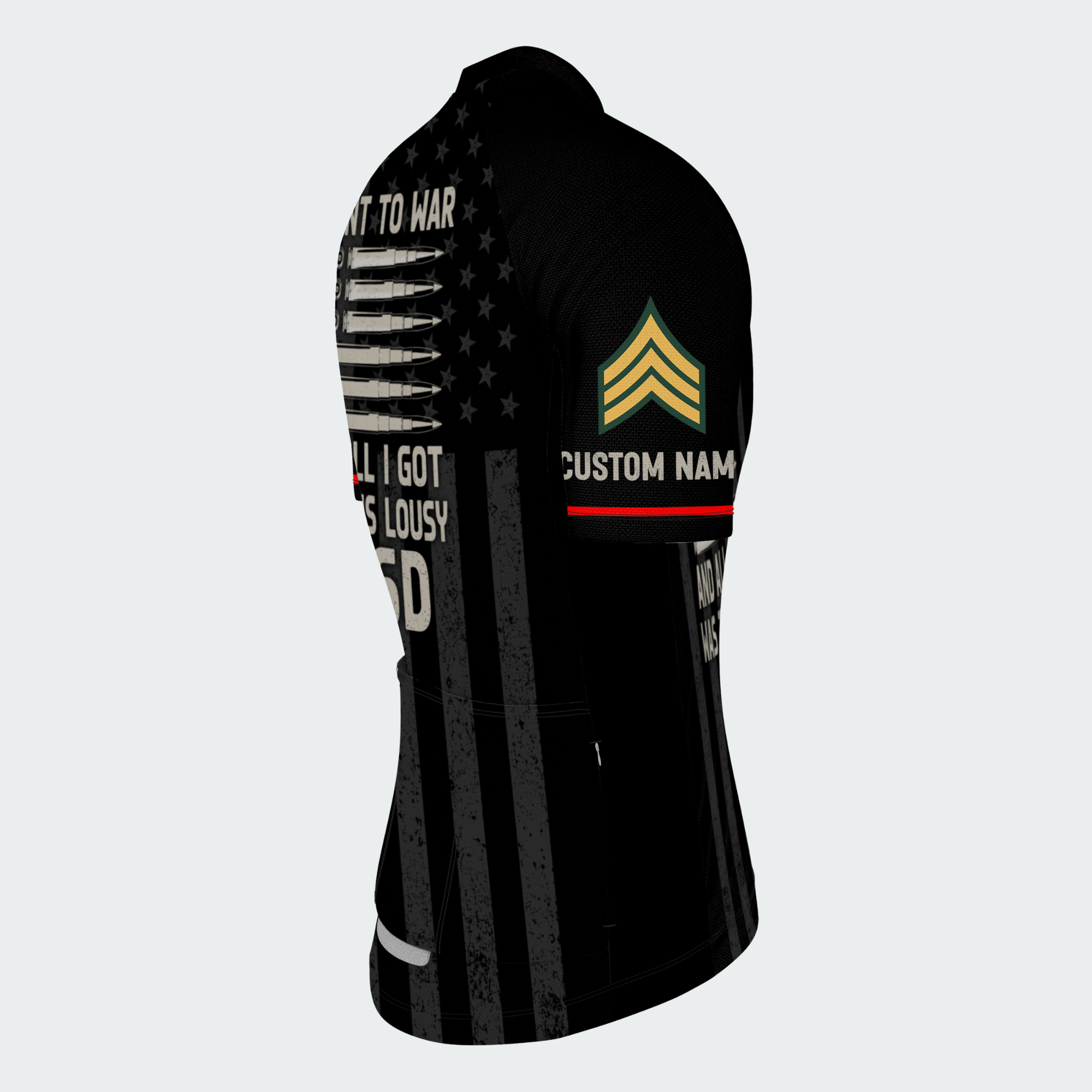 Men’s Personalized PTSD Veteran Cycling Jersey & Kit