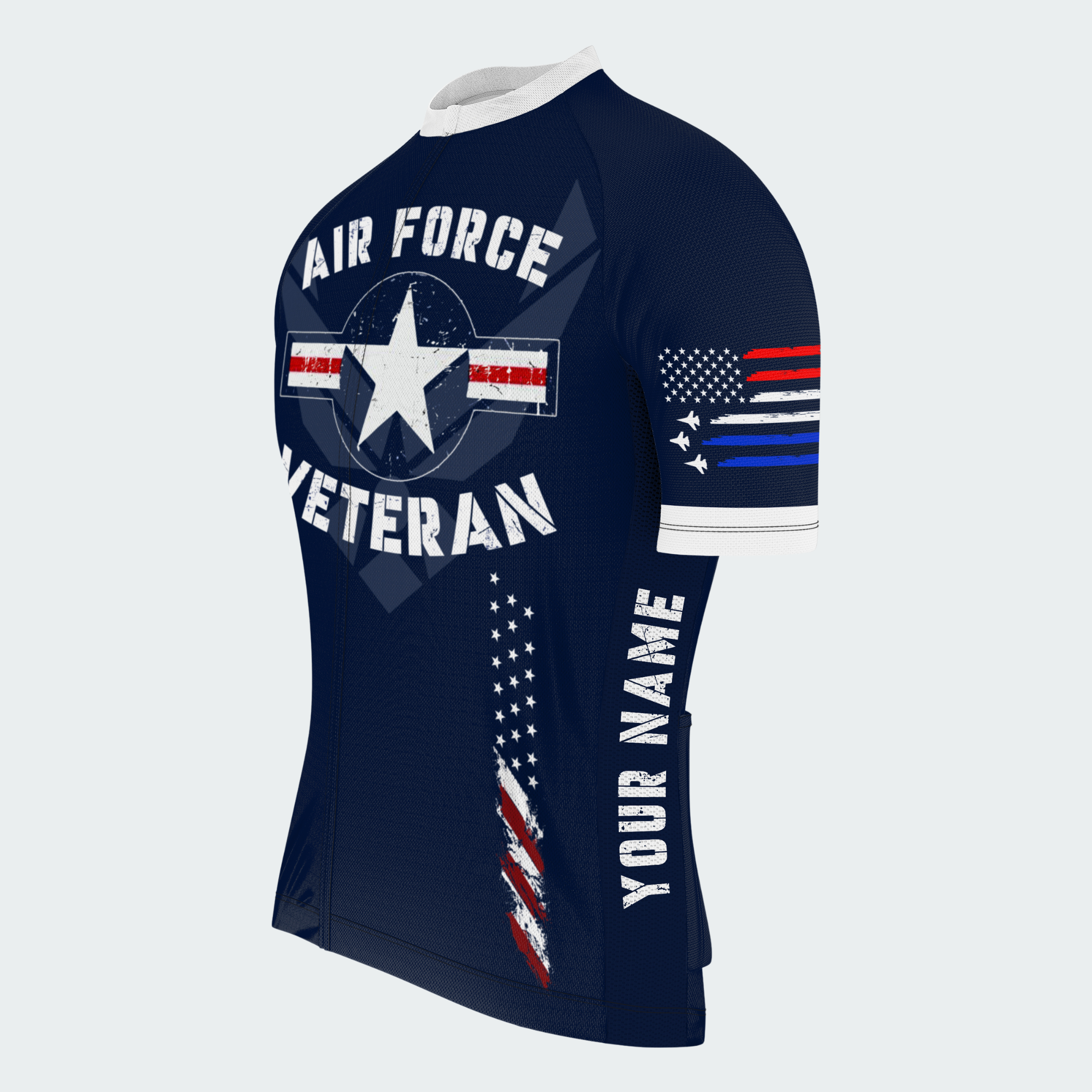 Men’s U.S. Air Force Veteran Pride Cycling Jersey & Kit