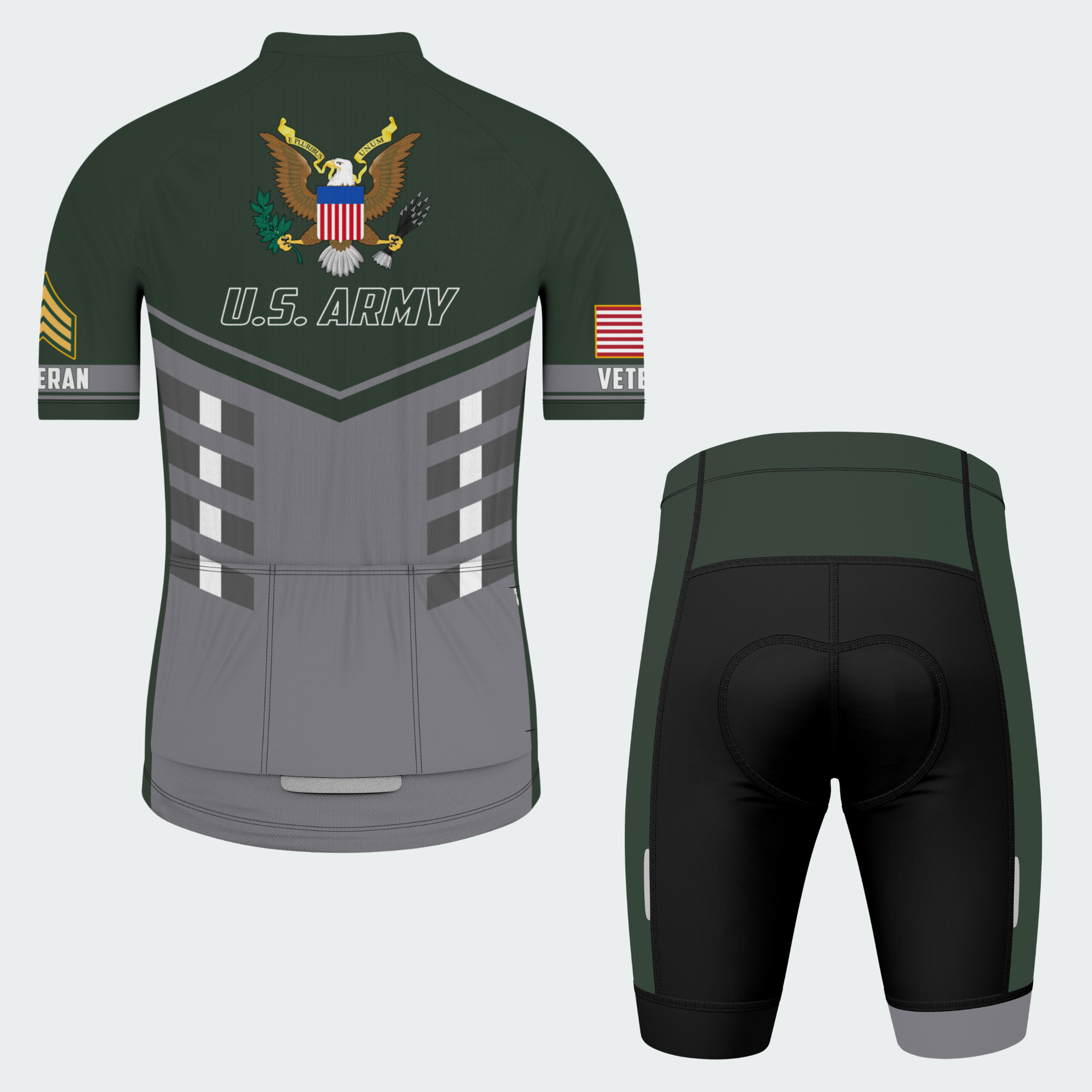 Men’s Personalized Army Veteran of The USA Cycling Jersey & Kit