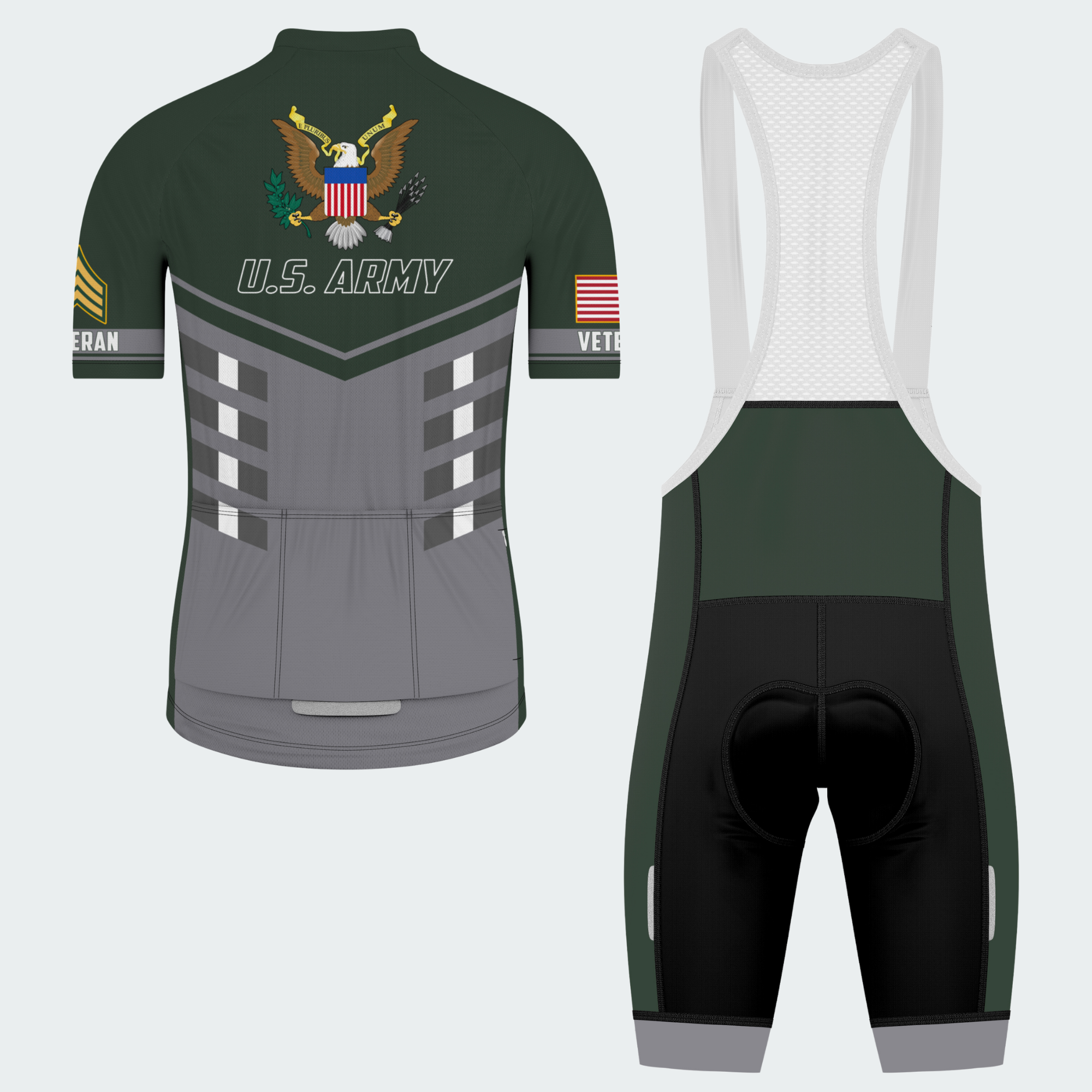 Men’s Personalized Army Veteran of The USA Cycling Jersey & Kit