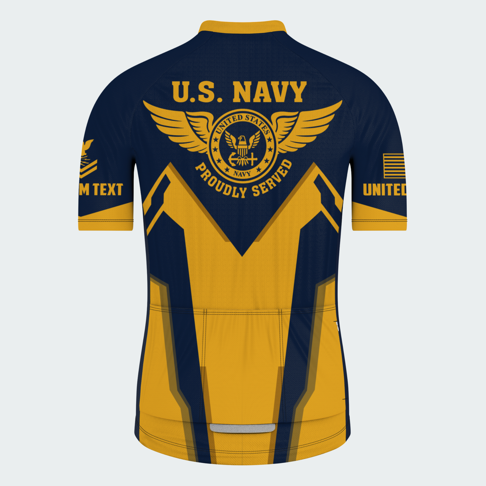 Men’s Personalized U.S. Navy Proudly Served Cycling Jersey & Kit