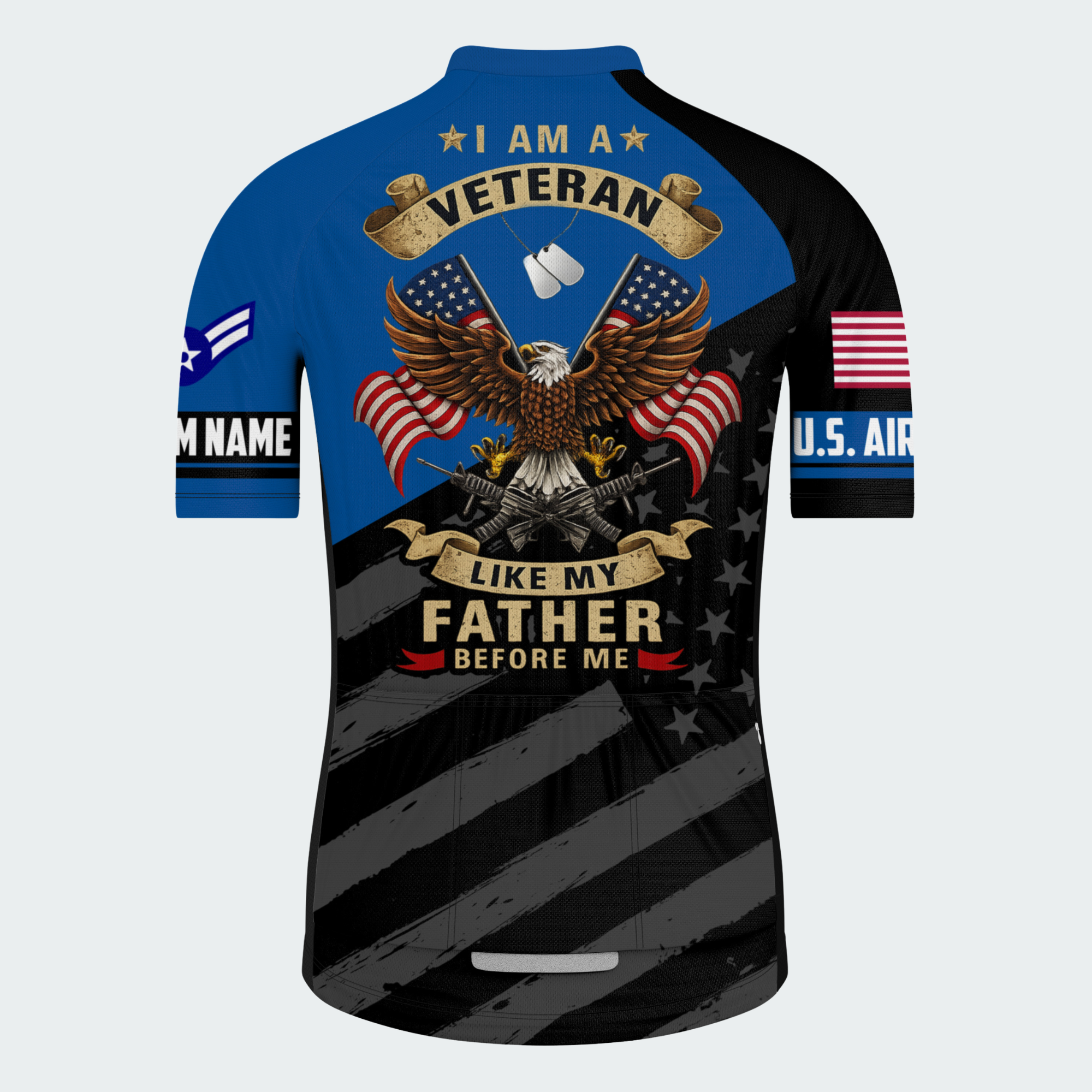Men’s Personalized U.S. Air Force Veteran Legacy Cycling Jersey & Kit