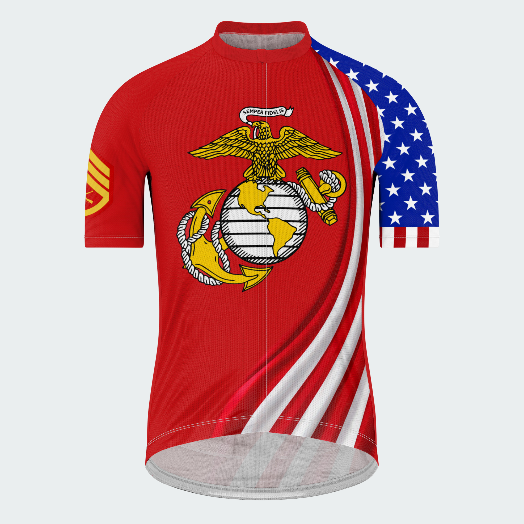 Men’s Personalized U.S. Marine Corps Veteran Cycling Jersey & Kit