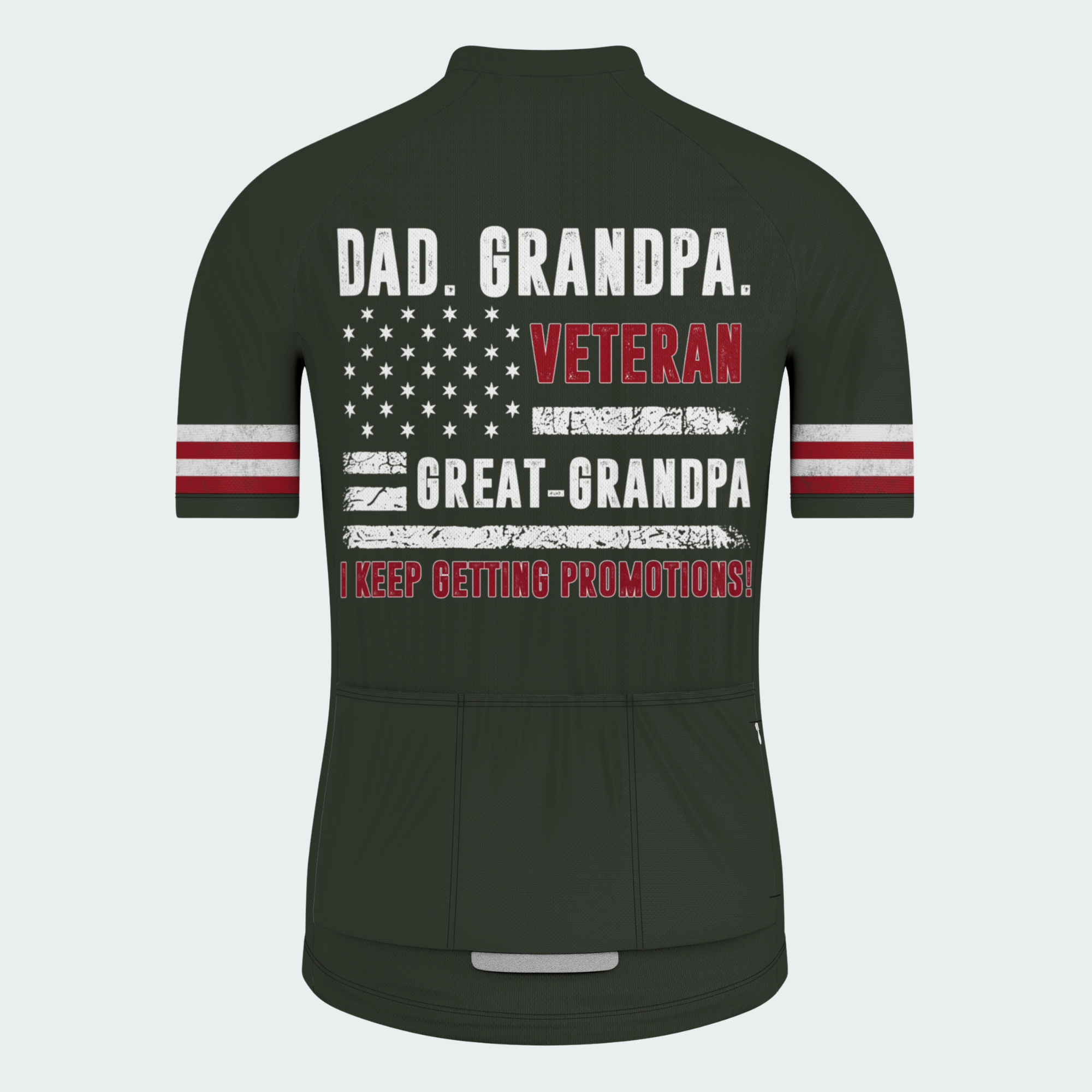 Men’s Personalized Army Veteran Family Pride Cycling Jersey & Kit