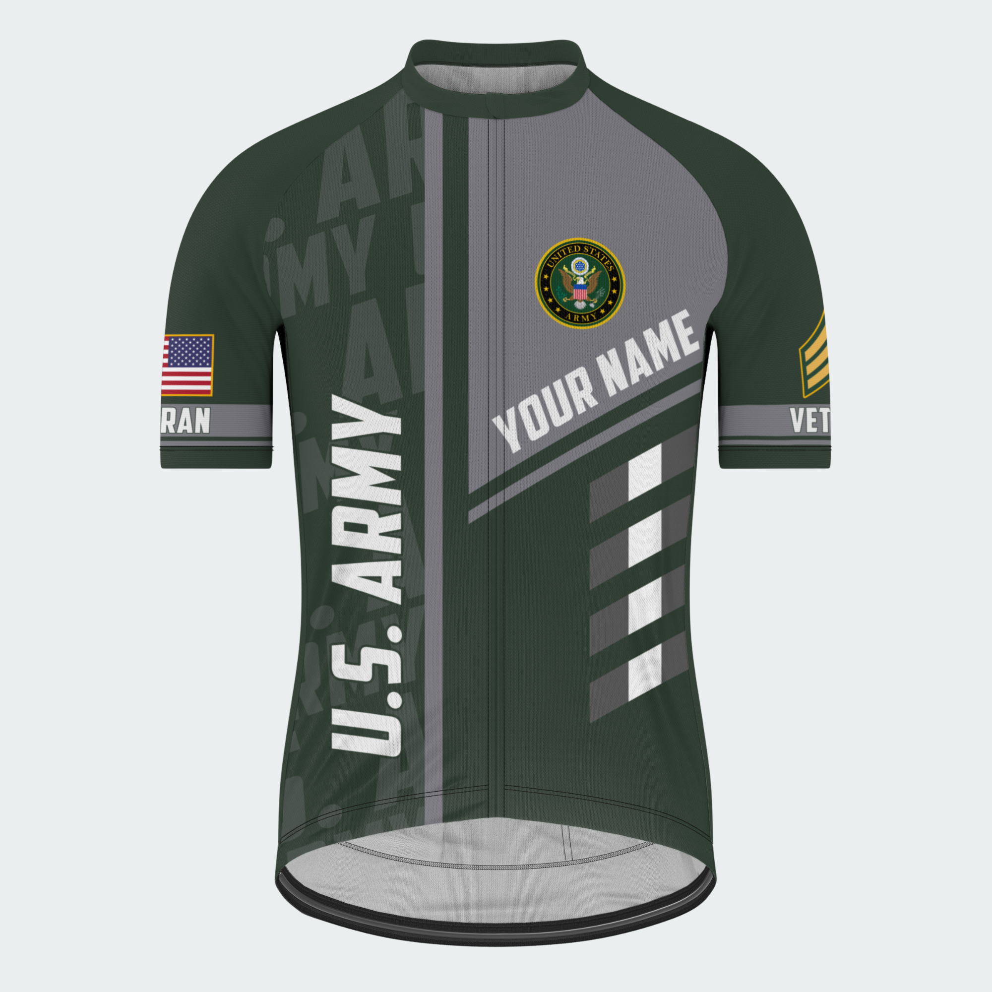 Men’s Personalized Army Veteran of The USA Cycling Jersey & Kit