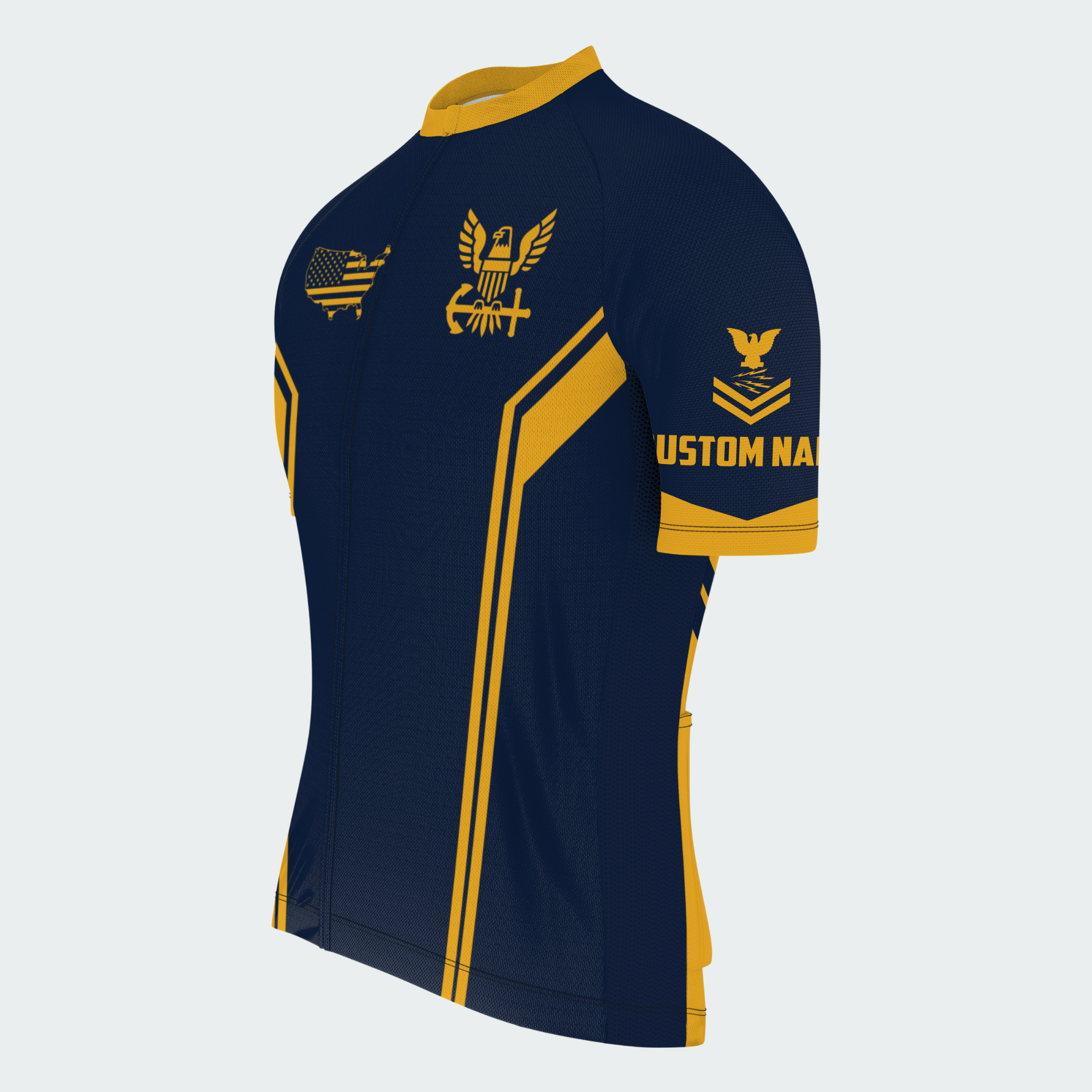 Men’s Personalized U.S. Navy Proudly Served Cycling Jersey & Kit